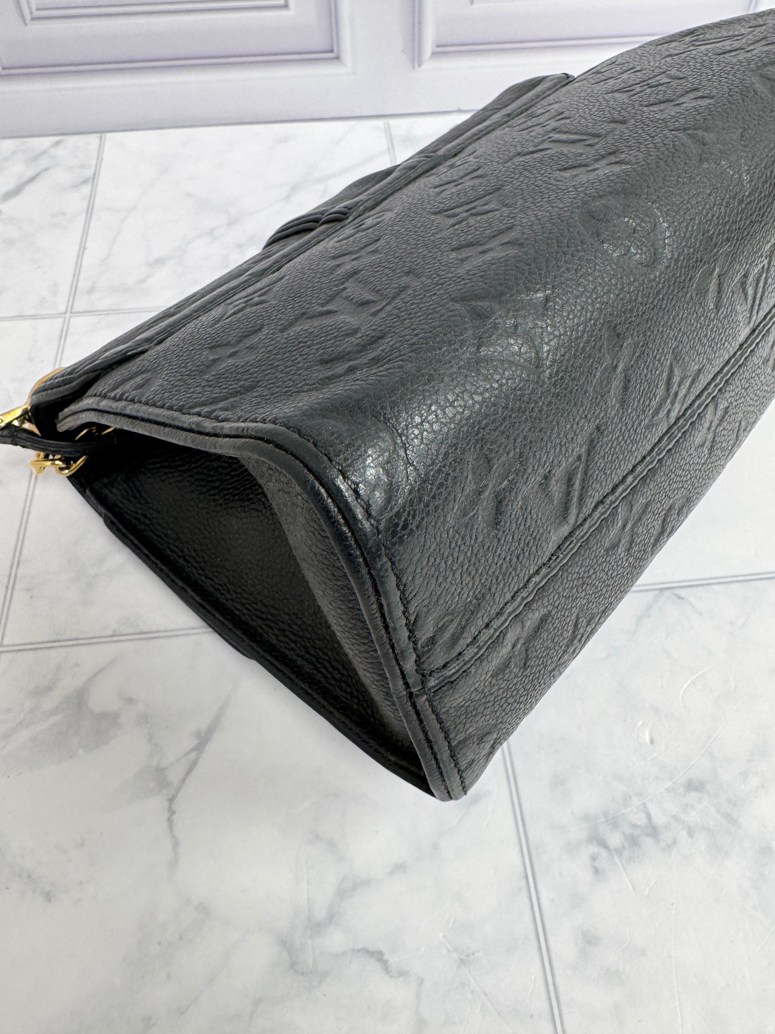 Louis Vuitton Black Empreinte Saint Sulpice Chain Shoulder Bag PM