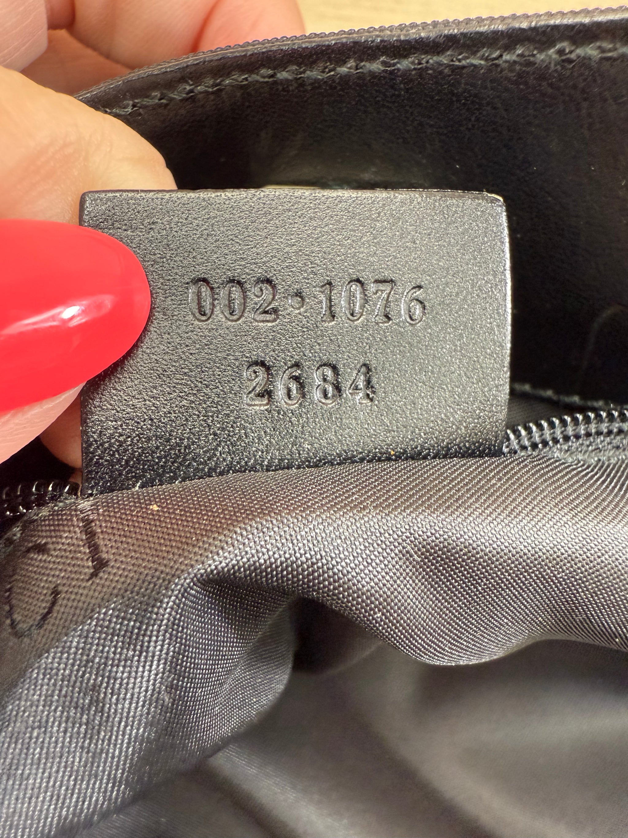 Gucci Black Canvas Tote Bag