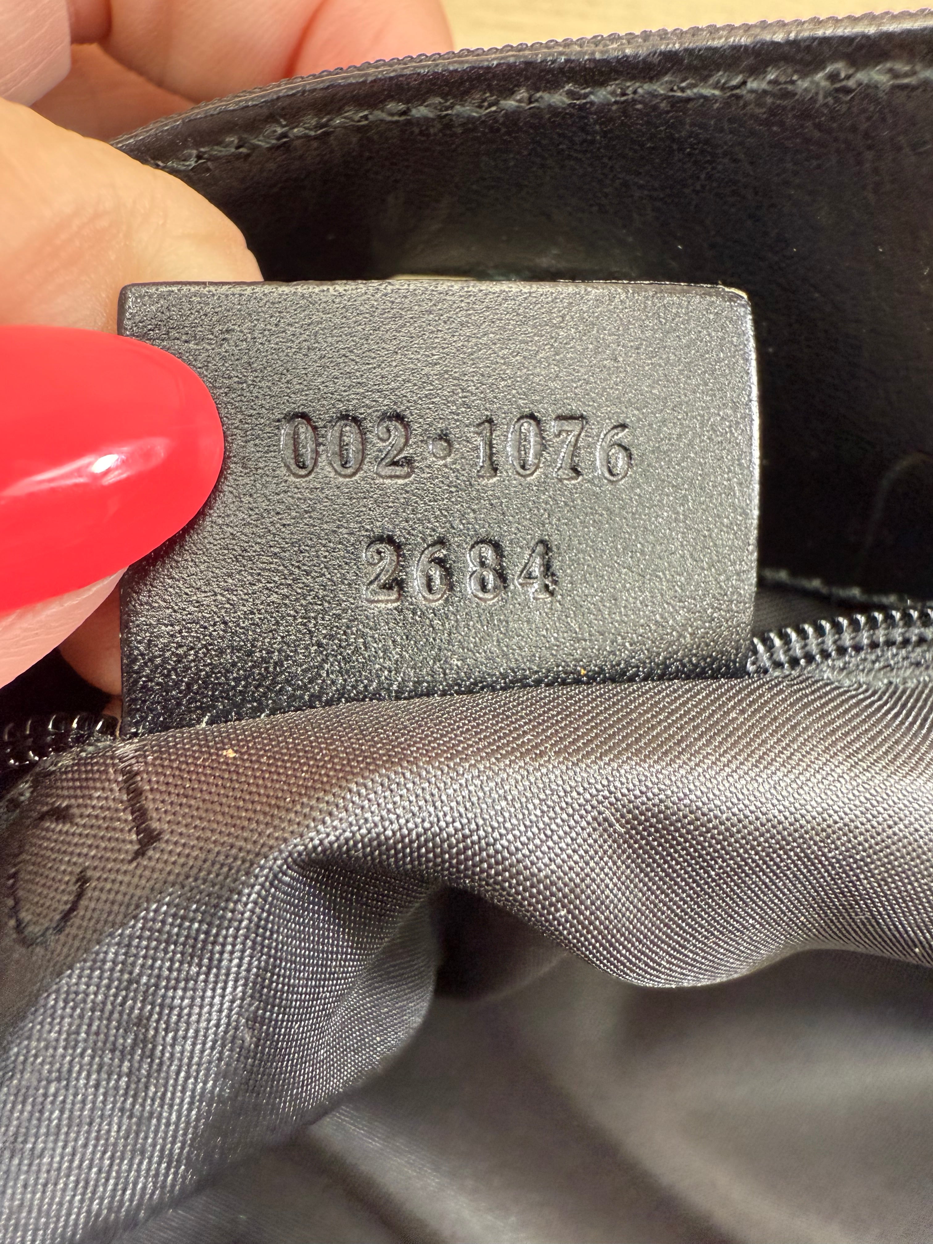 Gucci Black Canvas Tote Bag
