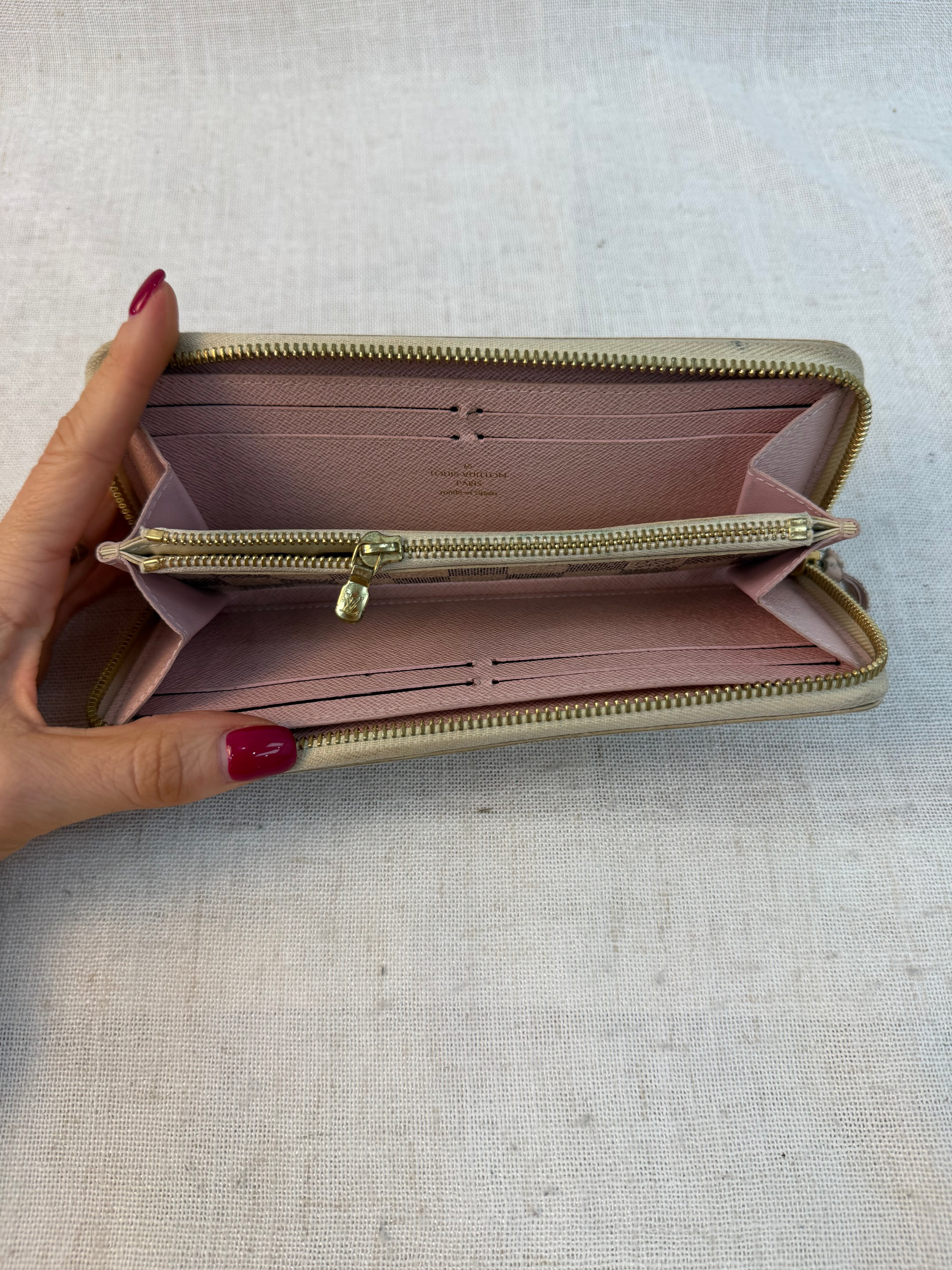 Louis Vuitton Damier Azur Clemence Wallet