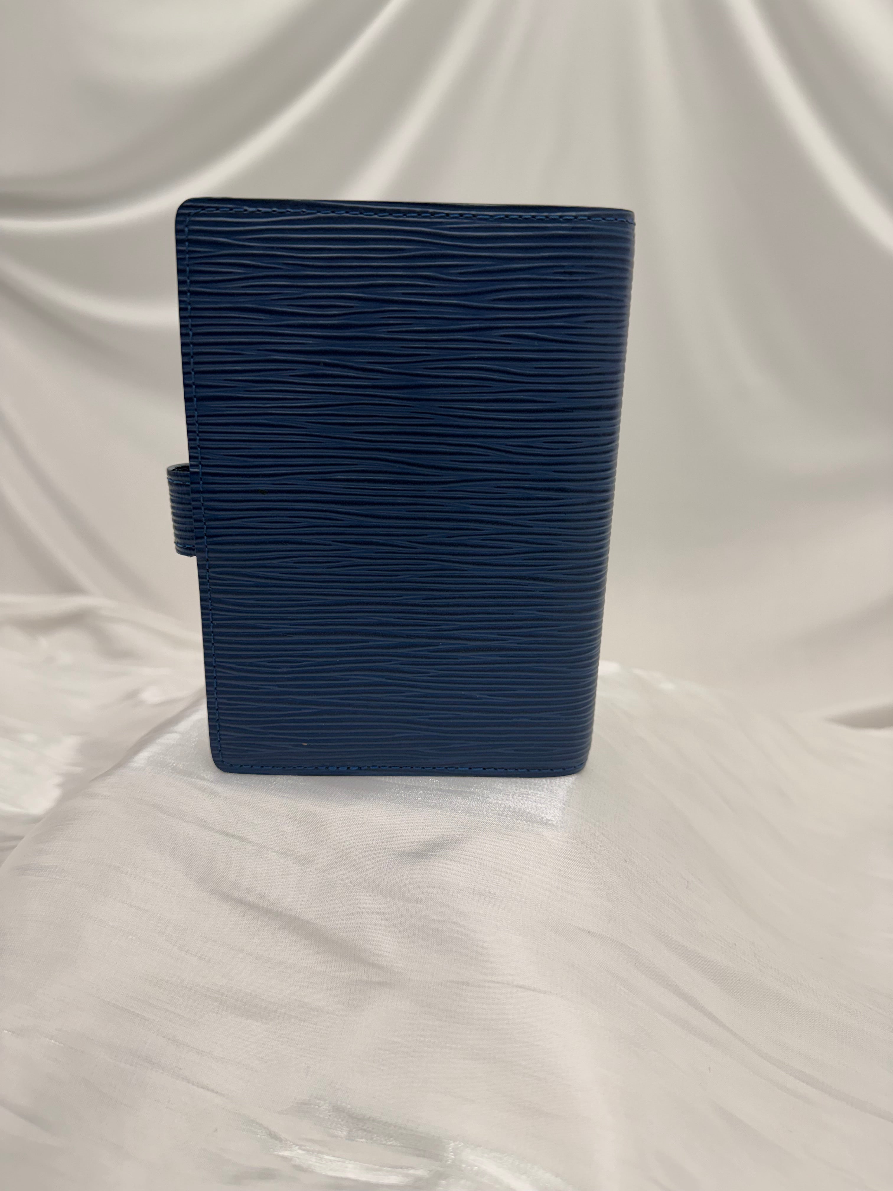 Louis Vuitton Blue Epi Leather Passport Agenda PM