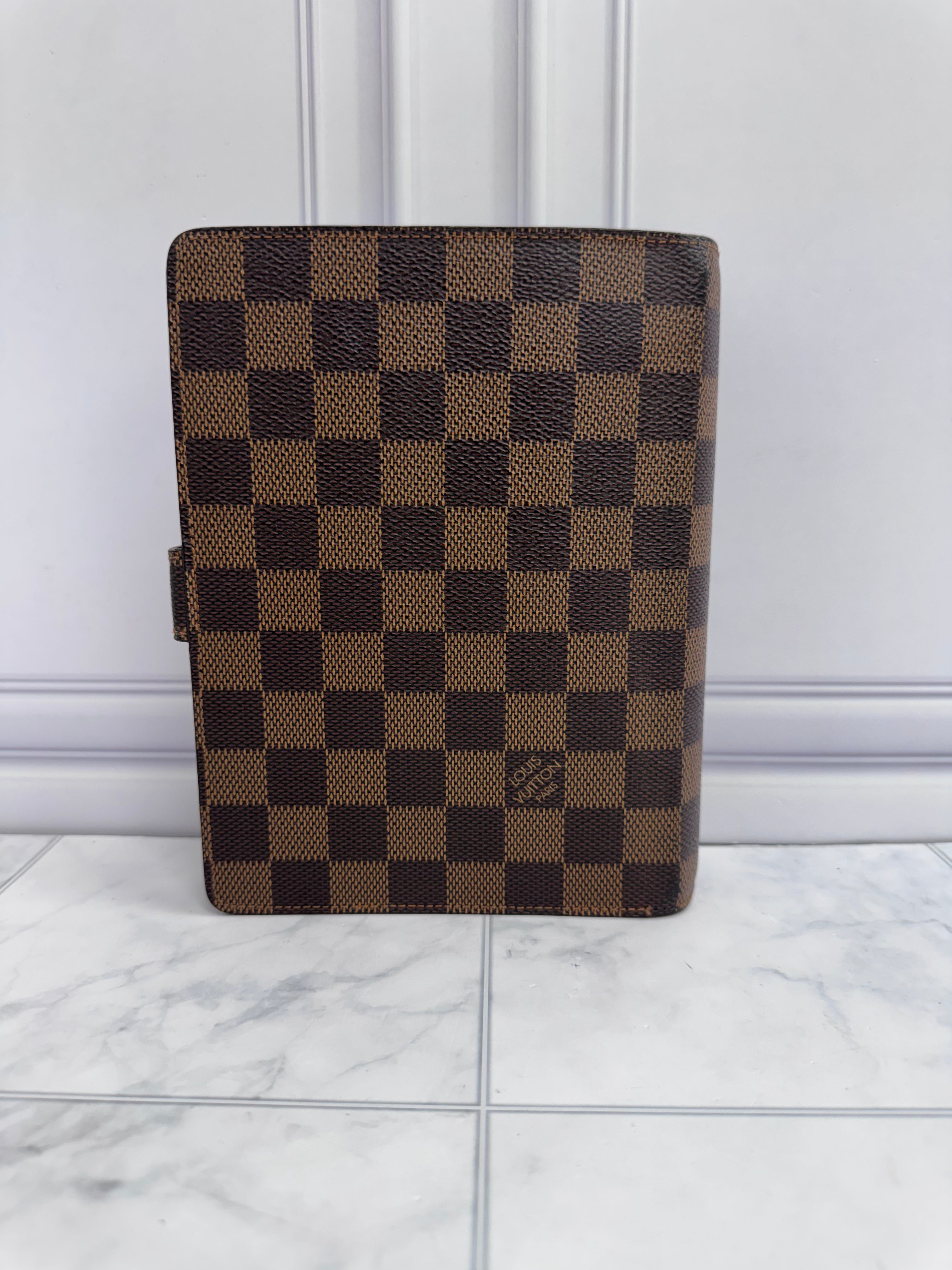 Louis Vuitton Damier Ebene Agenda MM