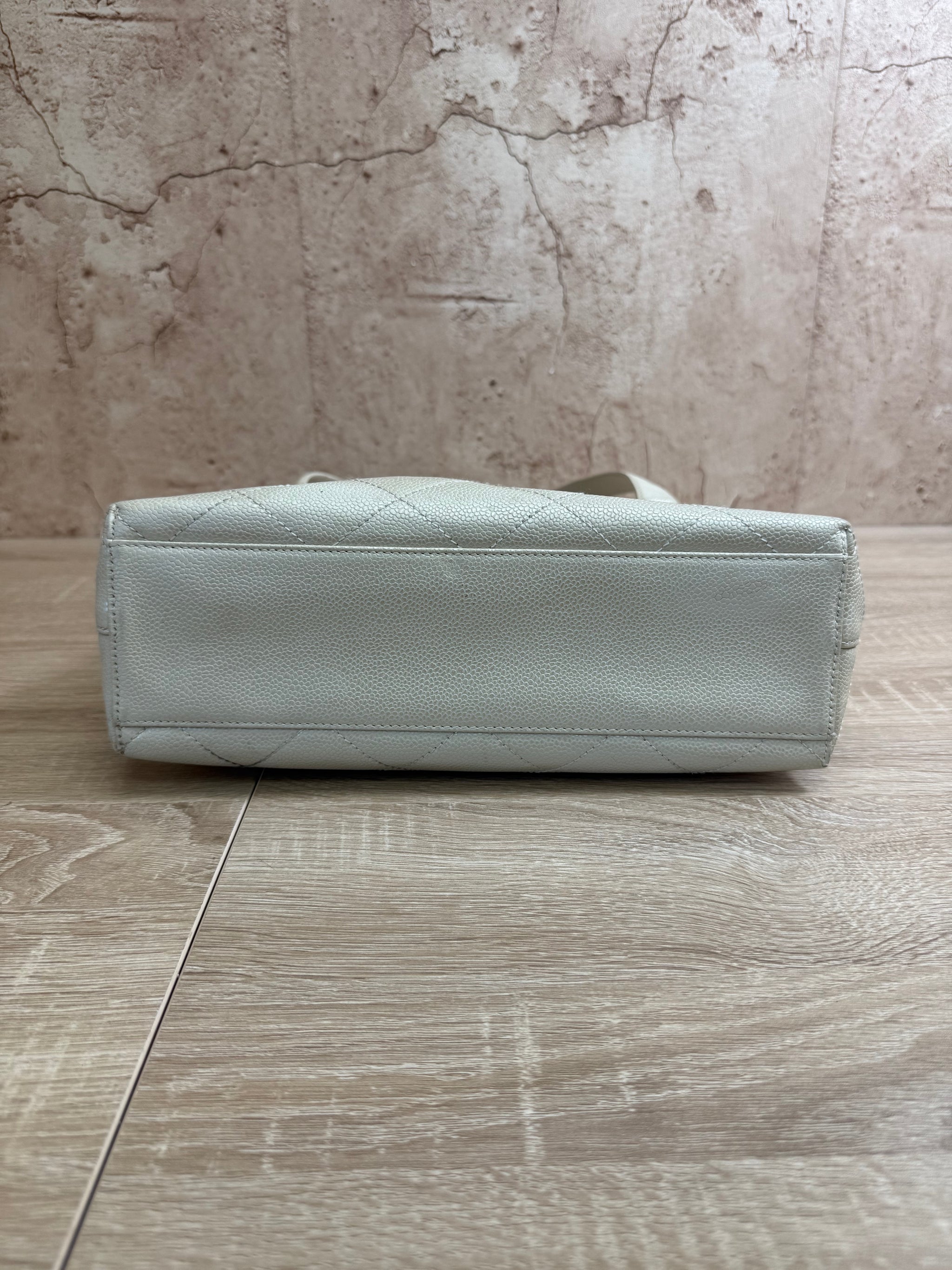 Chanel Pearl Quilted Caviar Shoulder Bag