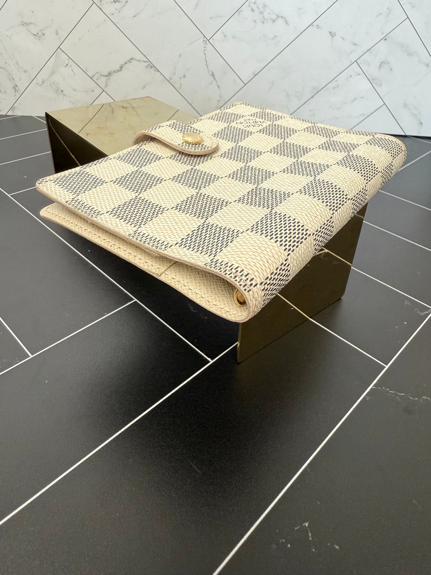 Louis Vuitton Damier Azur Agenda Passport Holder PM