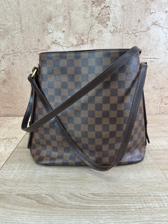 Louis Vuitton Damier Ebene Cabas Rivington Hobo Bag