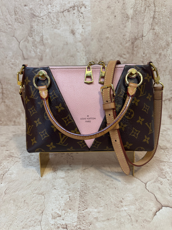 Louis Vuitton Monogram & Balerine Pink V Tote BB