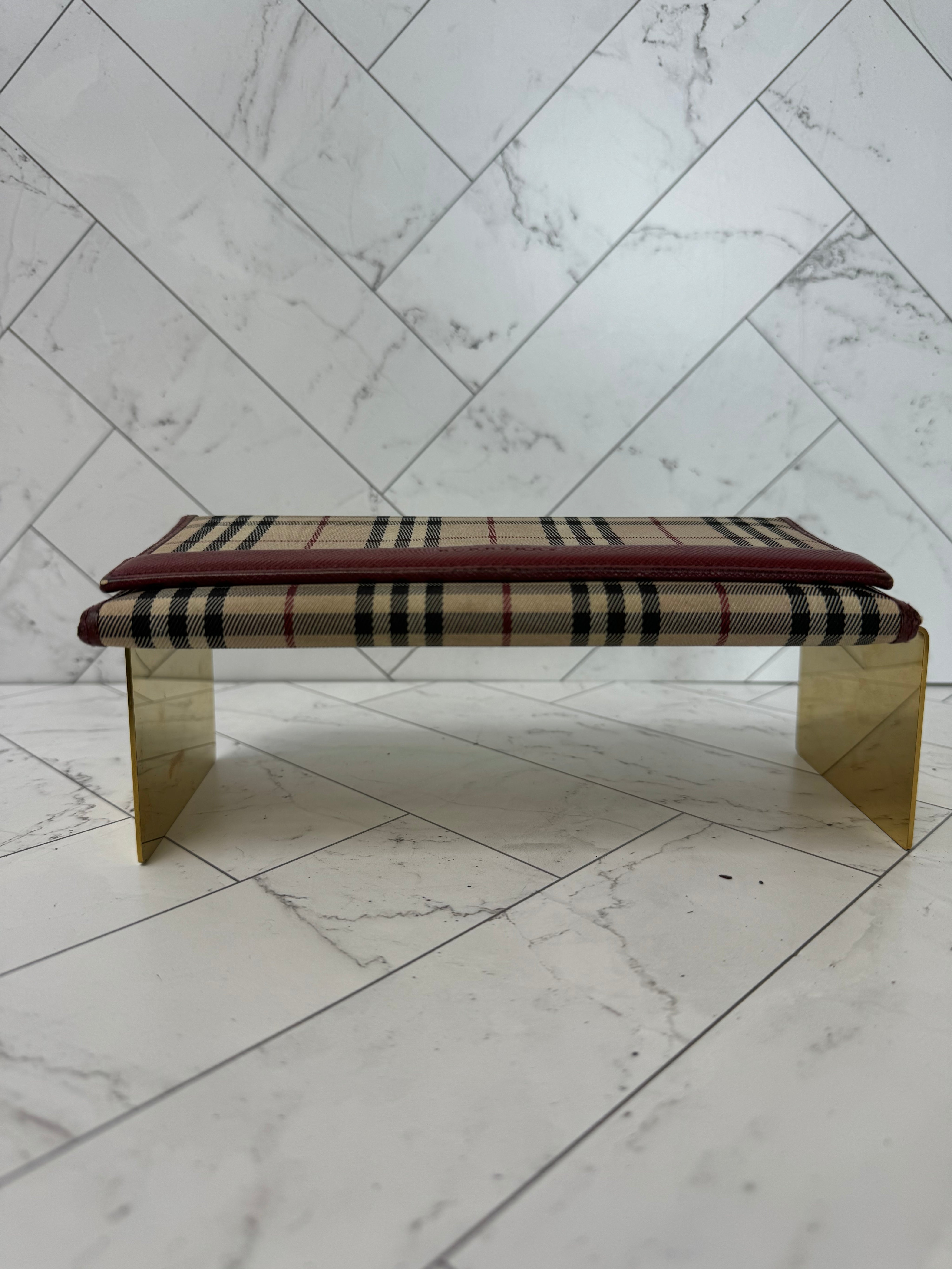 Burberry Nova Check Long Wallet