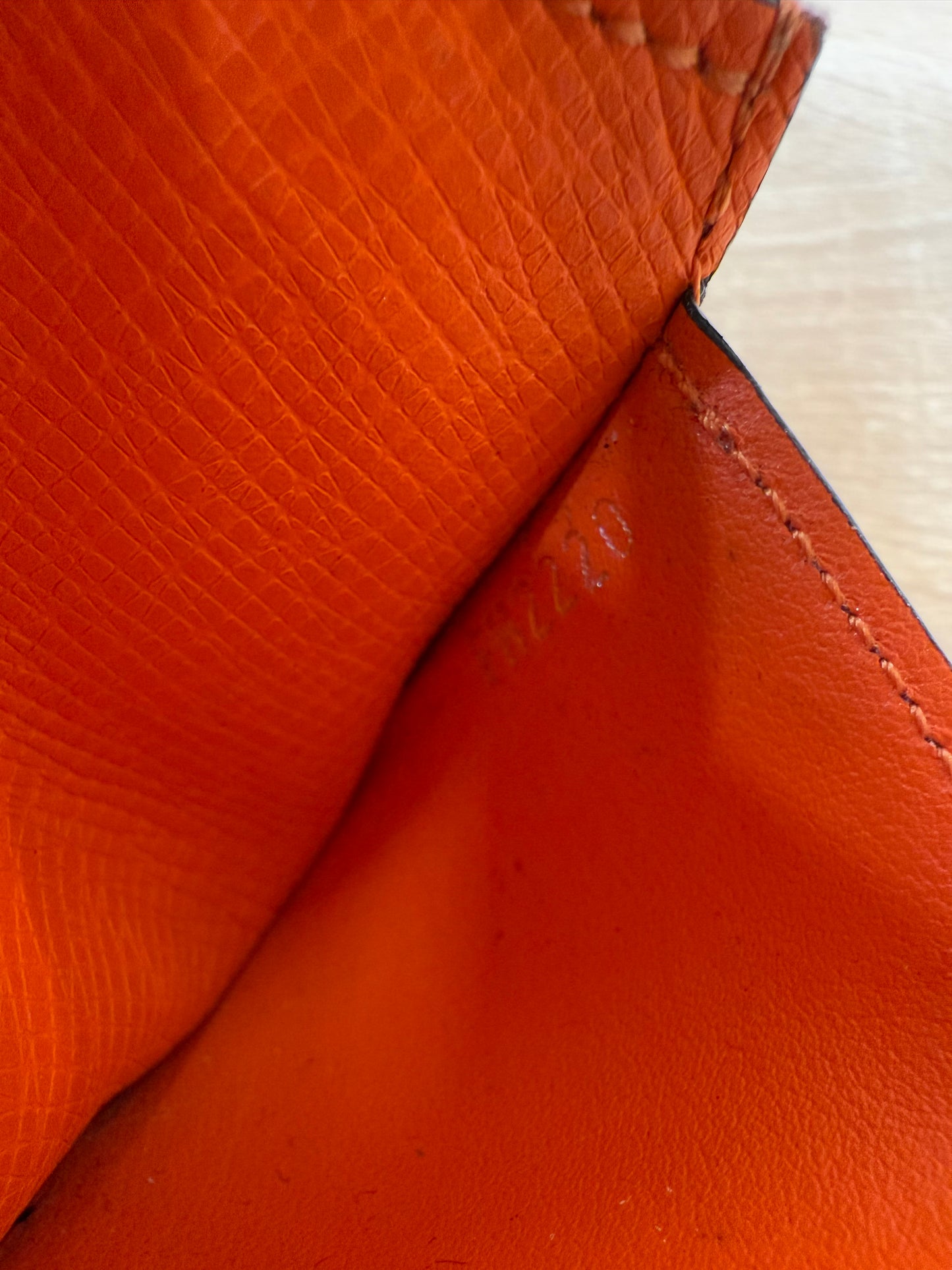 Louis Vuitton Orange Taigarama Coin Card Holder