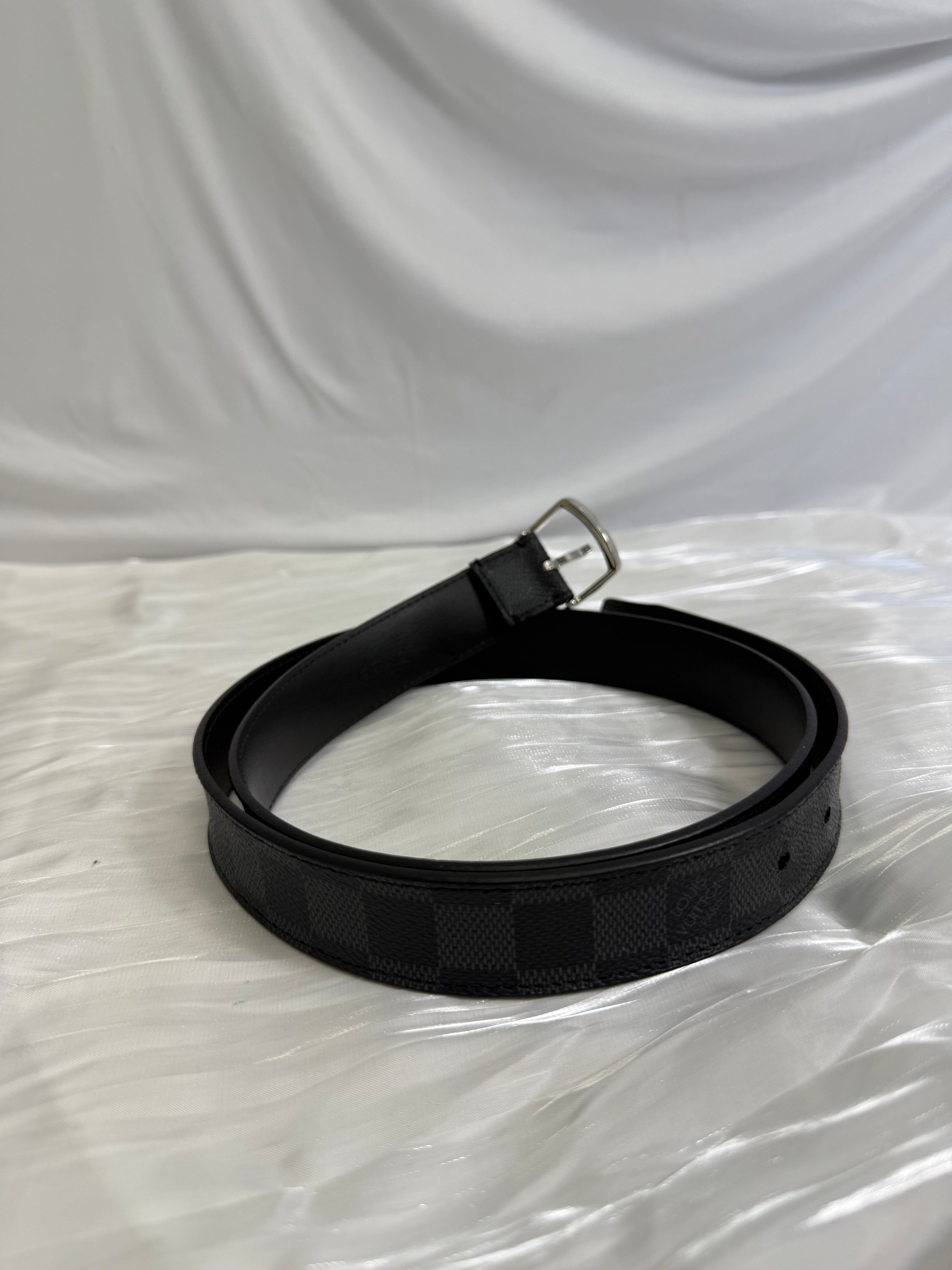Louis Vuitton Damier Graphite Belt 95/38