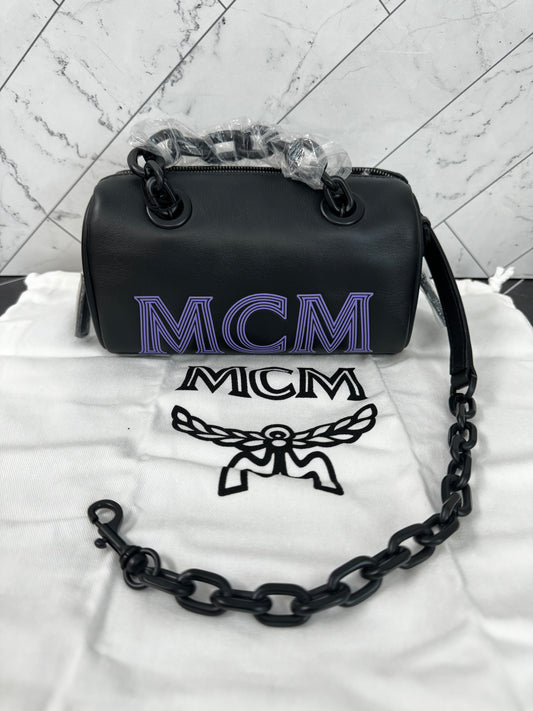 BRAND NEW MCM Black Mini Chain Crossbody Bag