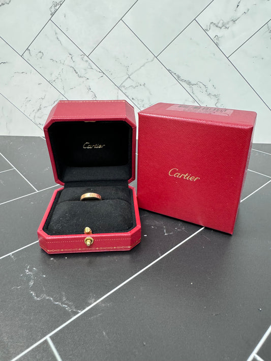 Cartier Rose Gold Love Ring Size 48
