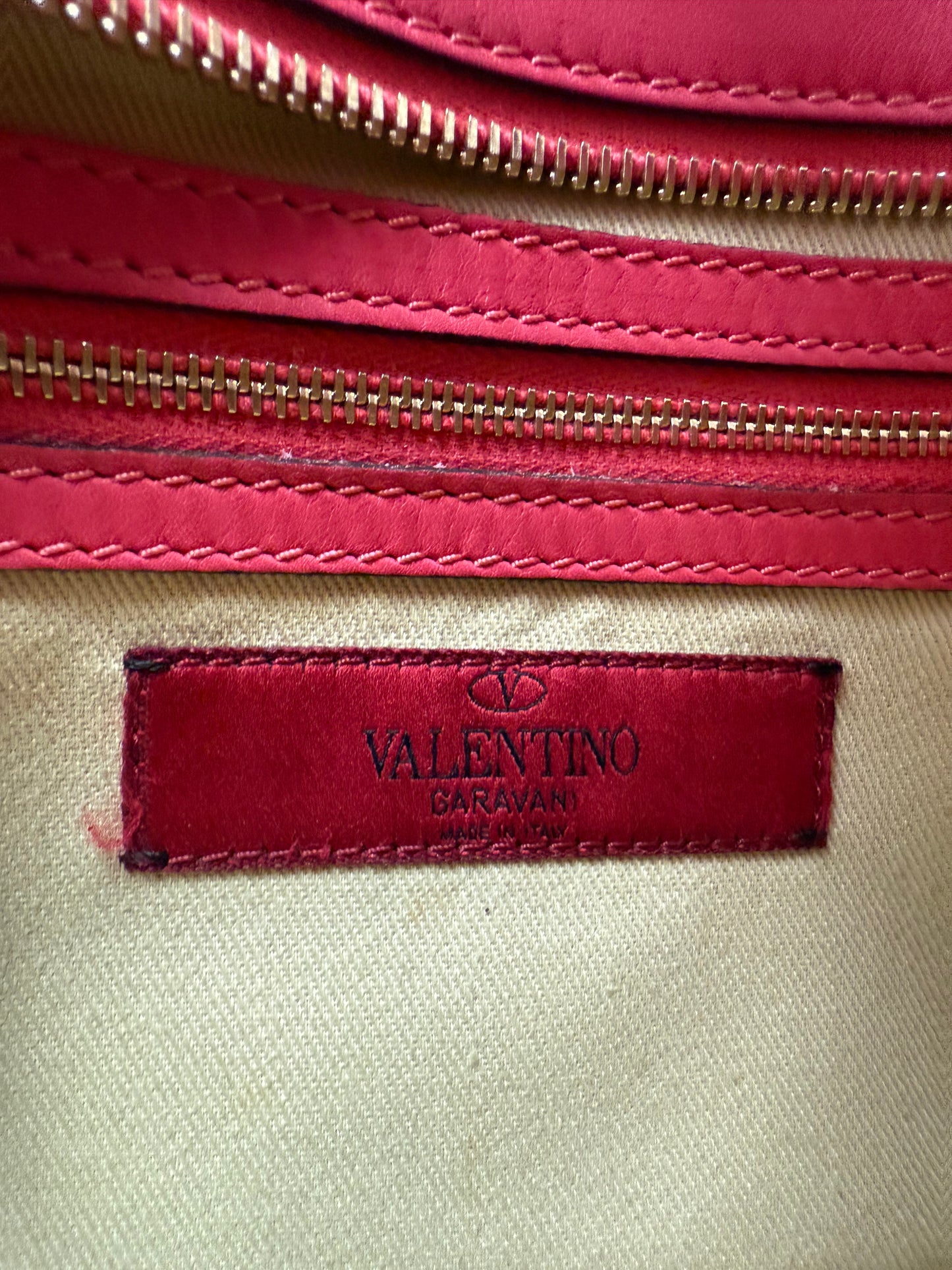 Valentino Pink Garavani Double Handle Tote