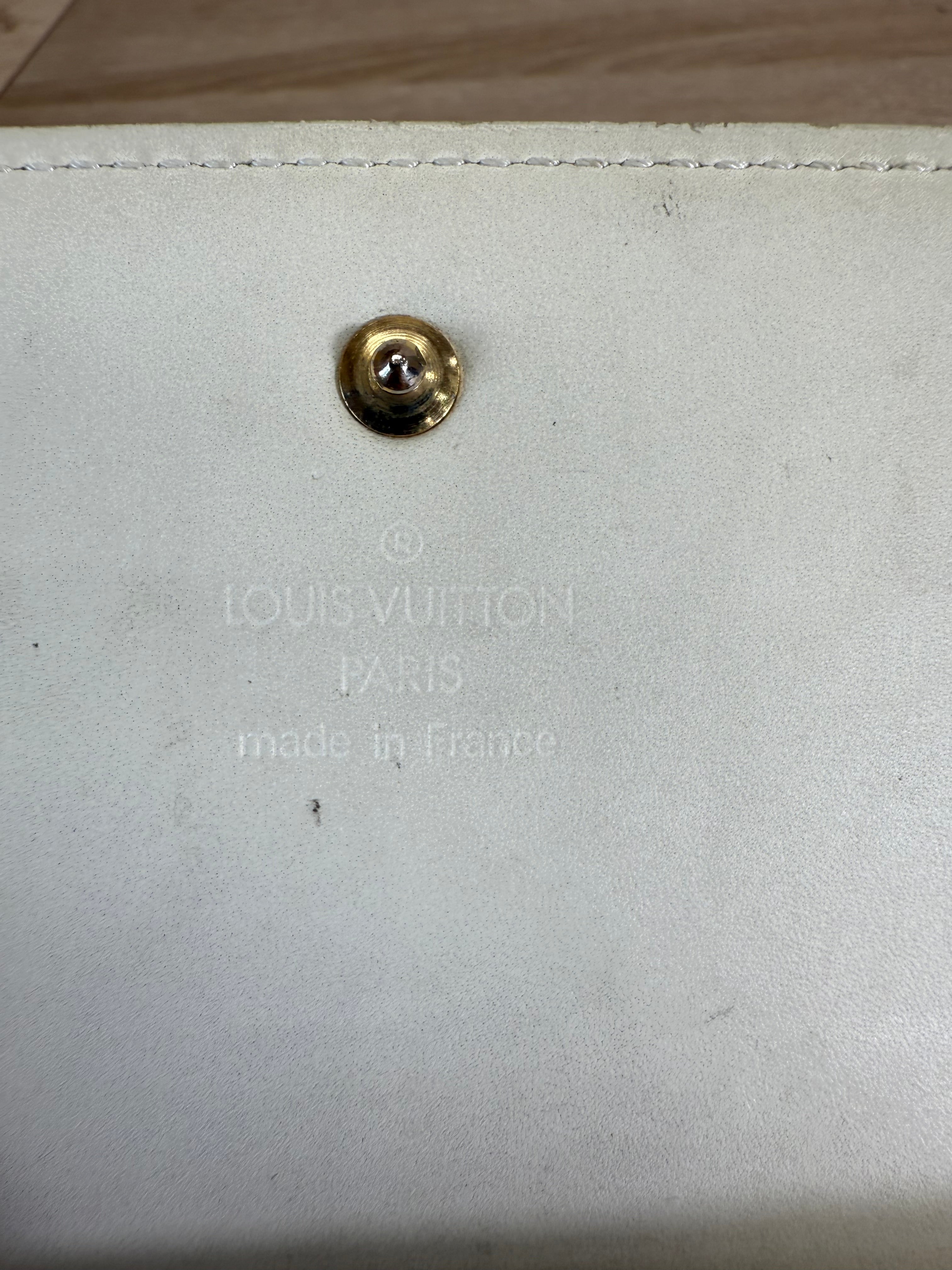 Louis Vuitton Yellow Vernis International Wallet