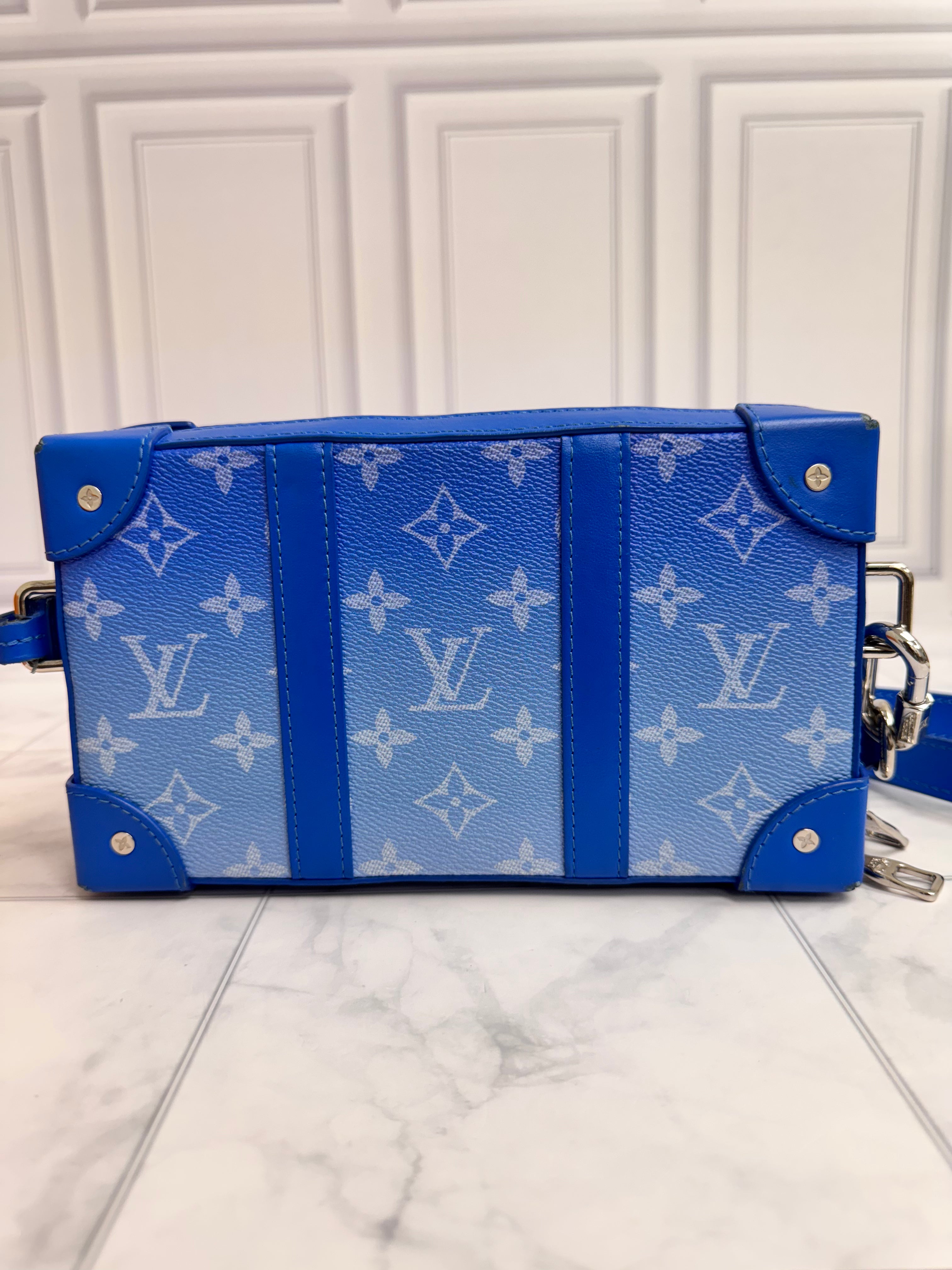 Louis Vuitton Blue Monogram Clouds Soft Trunk Crossbody