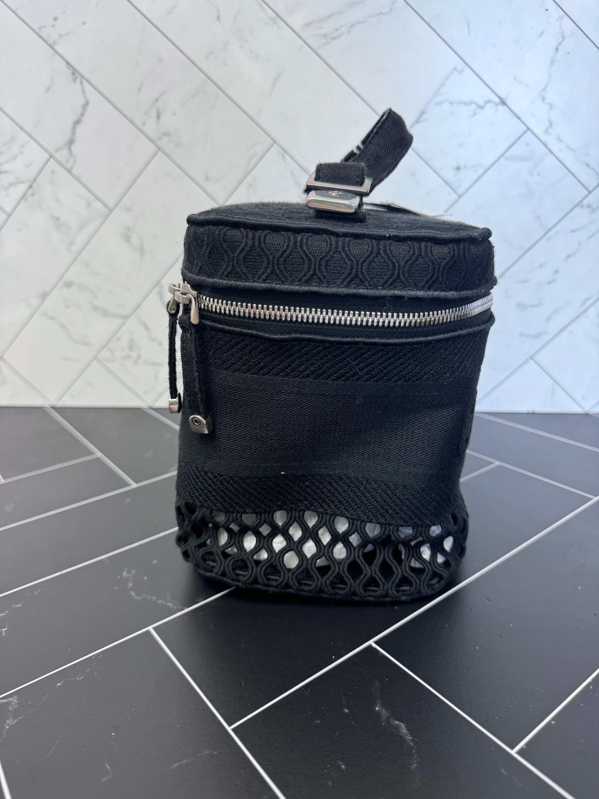 BRAND NEW- Christian Dior Black Canvas Vanity Case