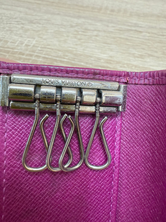 Louis Vuitton Fuchsia Epi 4 Key Ring Holder