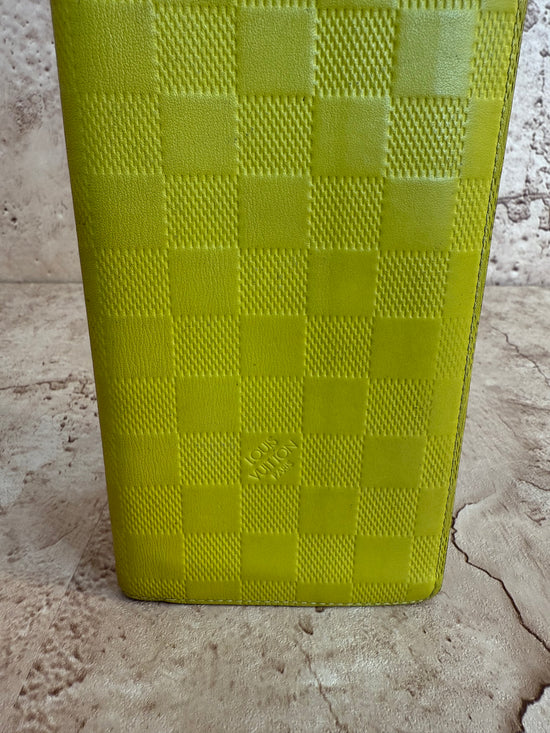 Louis Vuitton Neon Damier Infini Leather Brazzaville Wallet