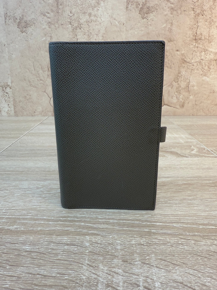 Hermes Grey Leather Passport Agenda