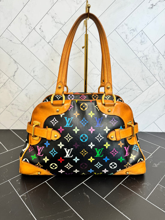 Louis Vuitton Black Multicolore Claudia Bag