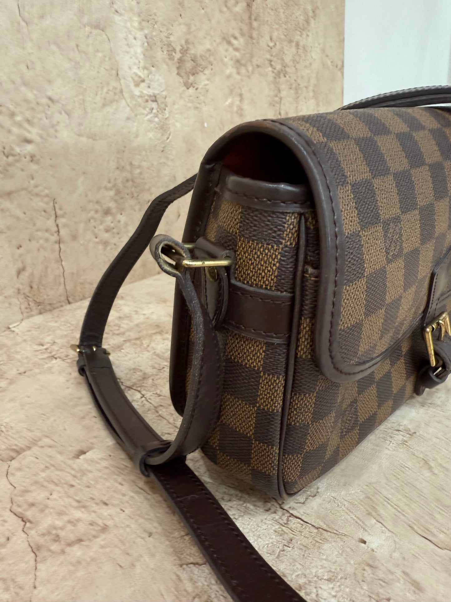 Louis Vuitton Damier Ebene Crossbody Bag