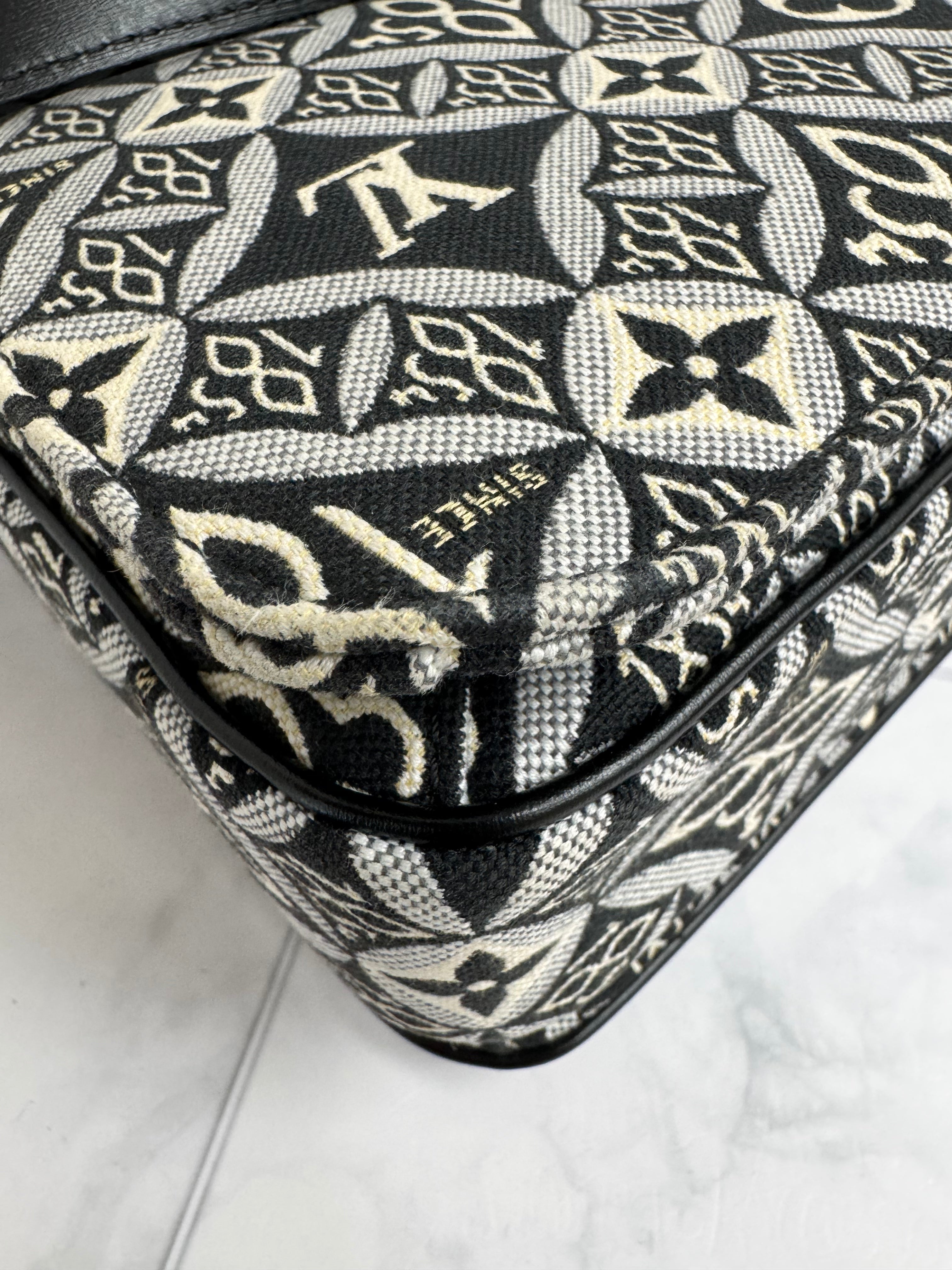 Louis Vuitton Black Canvas Pochette Metis 1854 Crossbody Bag