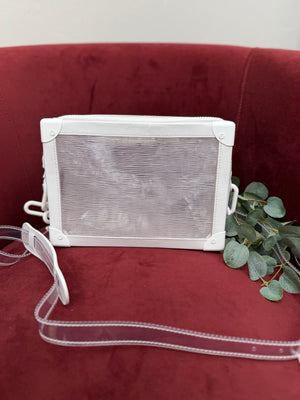 Louis Vuitton White PVC Epi Plage Soft Trunk