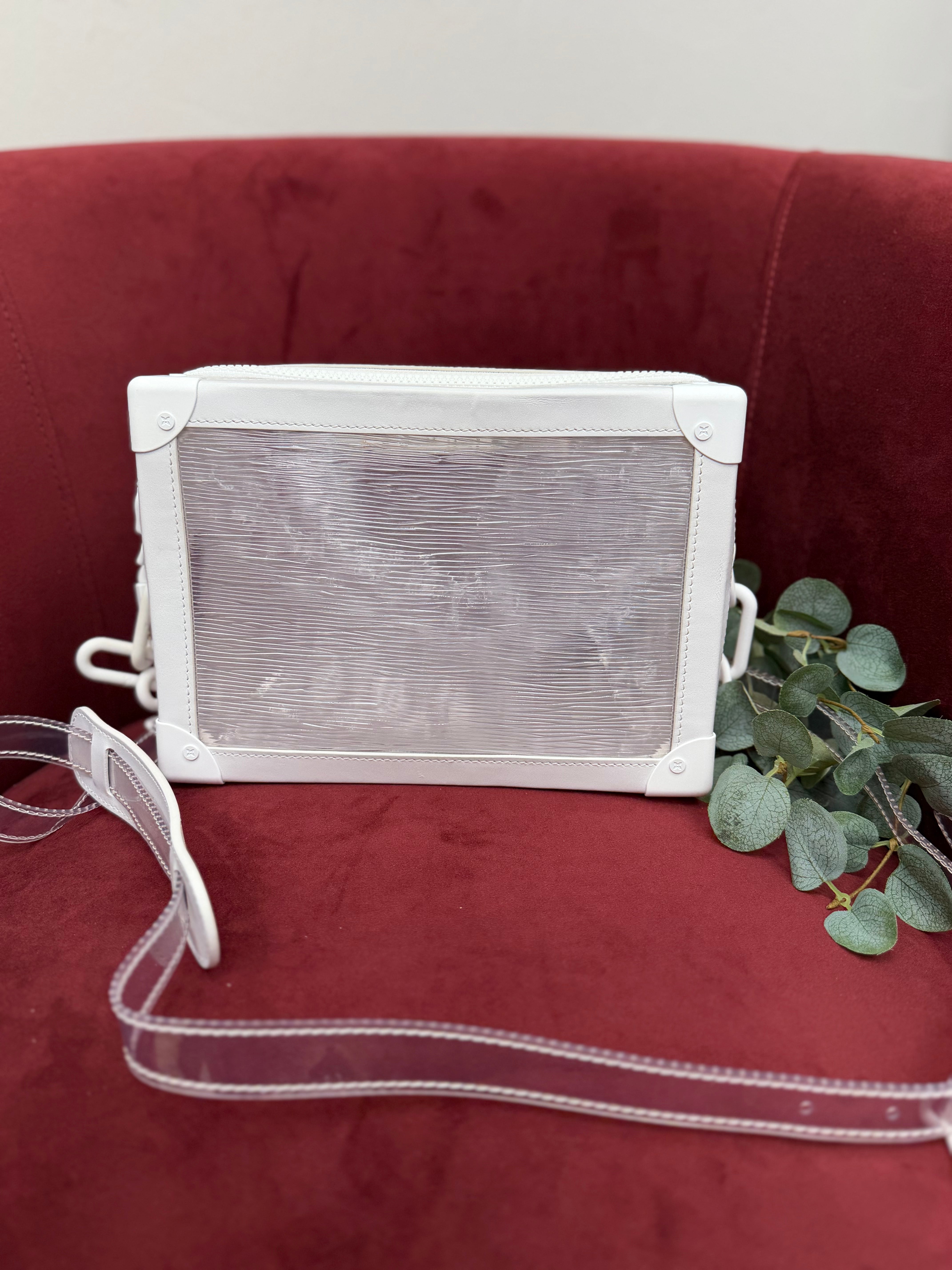 Louis Vuitton White PVC Epi Plage Soft Trunk