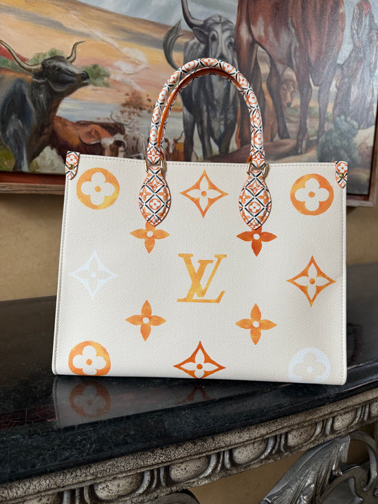 BRAND NEW- Louis Vuitton Orange By The Pool On the Go MM