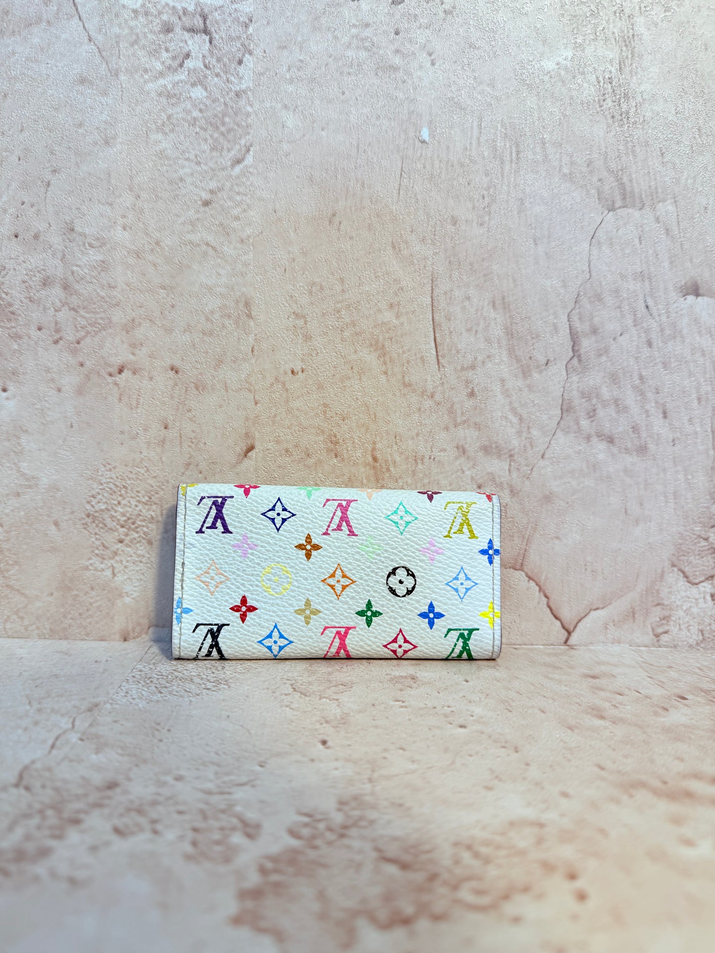 Louis Vuitton Murakami White Multicolor Key Holder