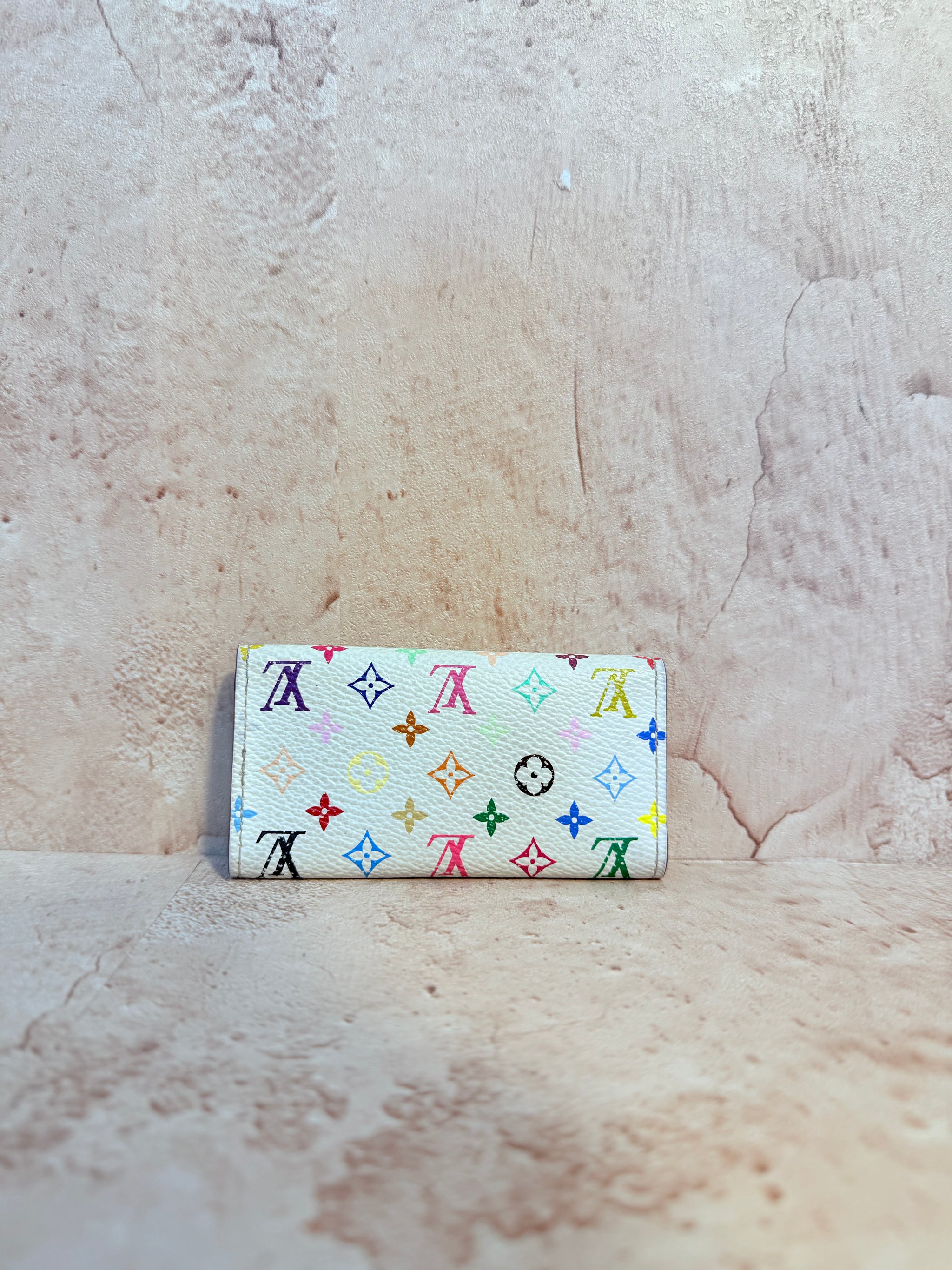 Louis Vuitton Murakami White Multicolor Key Holder