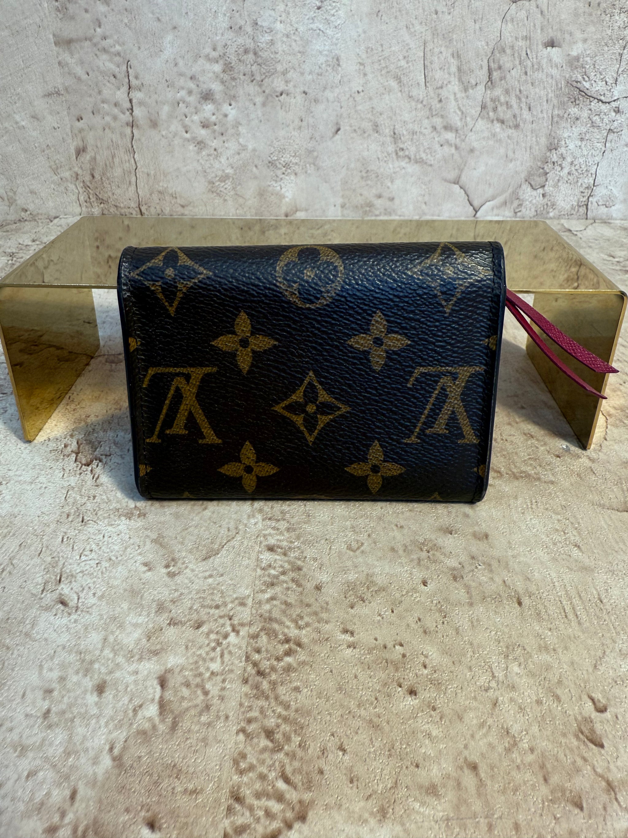 Louis Vuitton Monogram Fuschia Rosalie Wallet