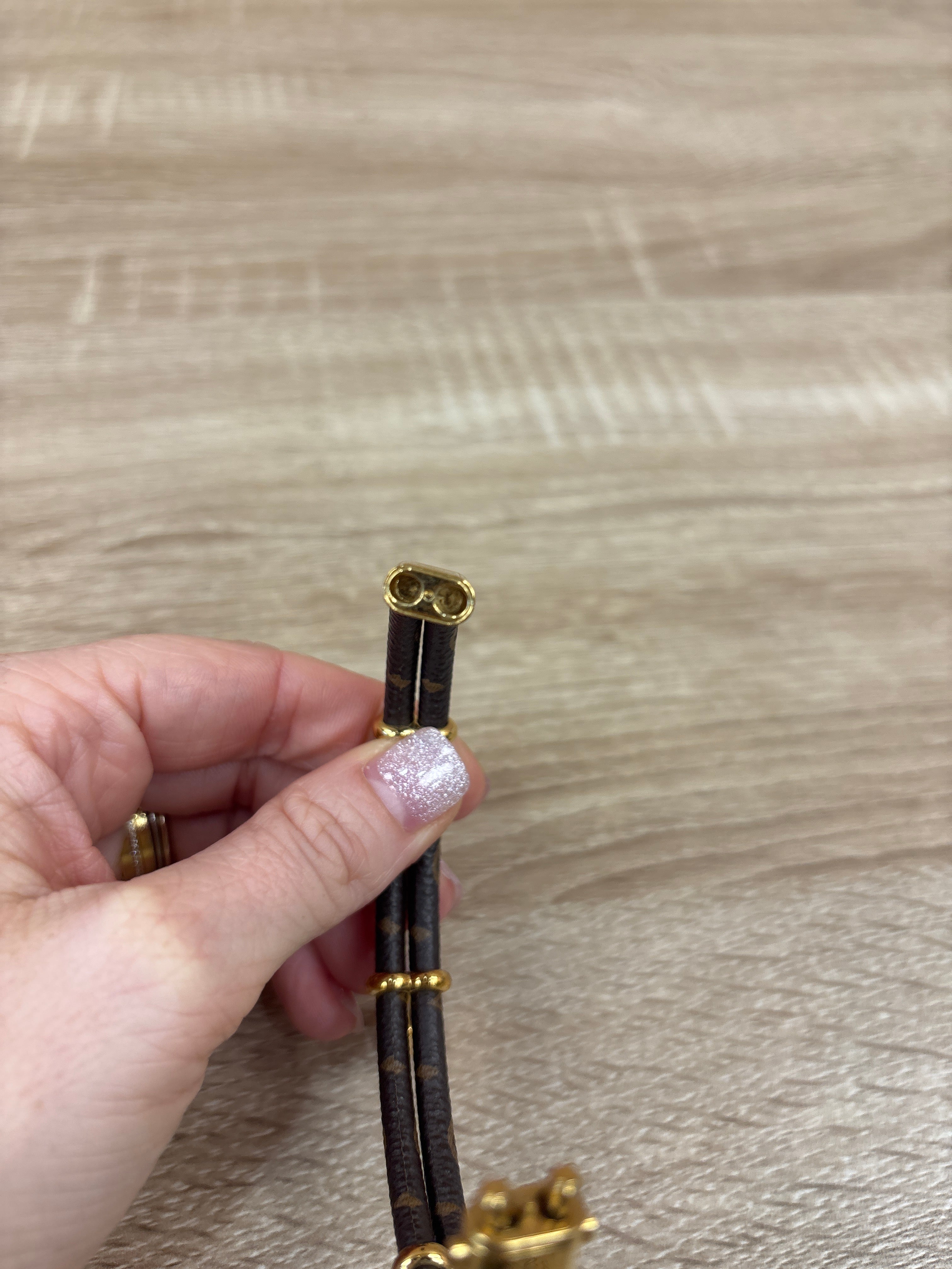 Louis Vuitton Monogram Bracelet With Lock