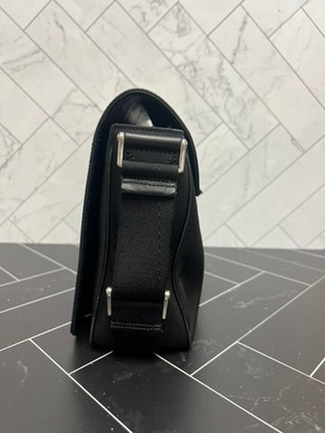 Gucci Prana Black Sherry Line Messenger Bag