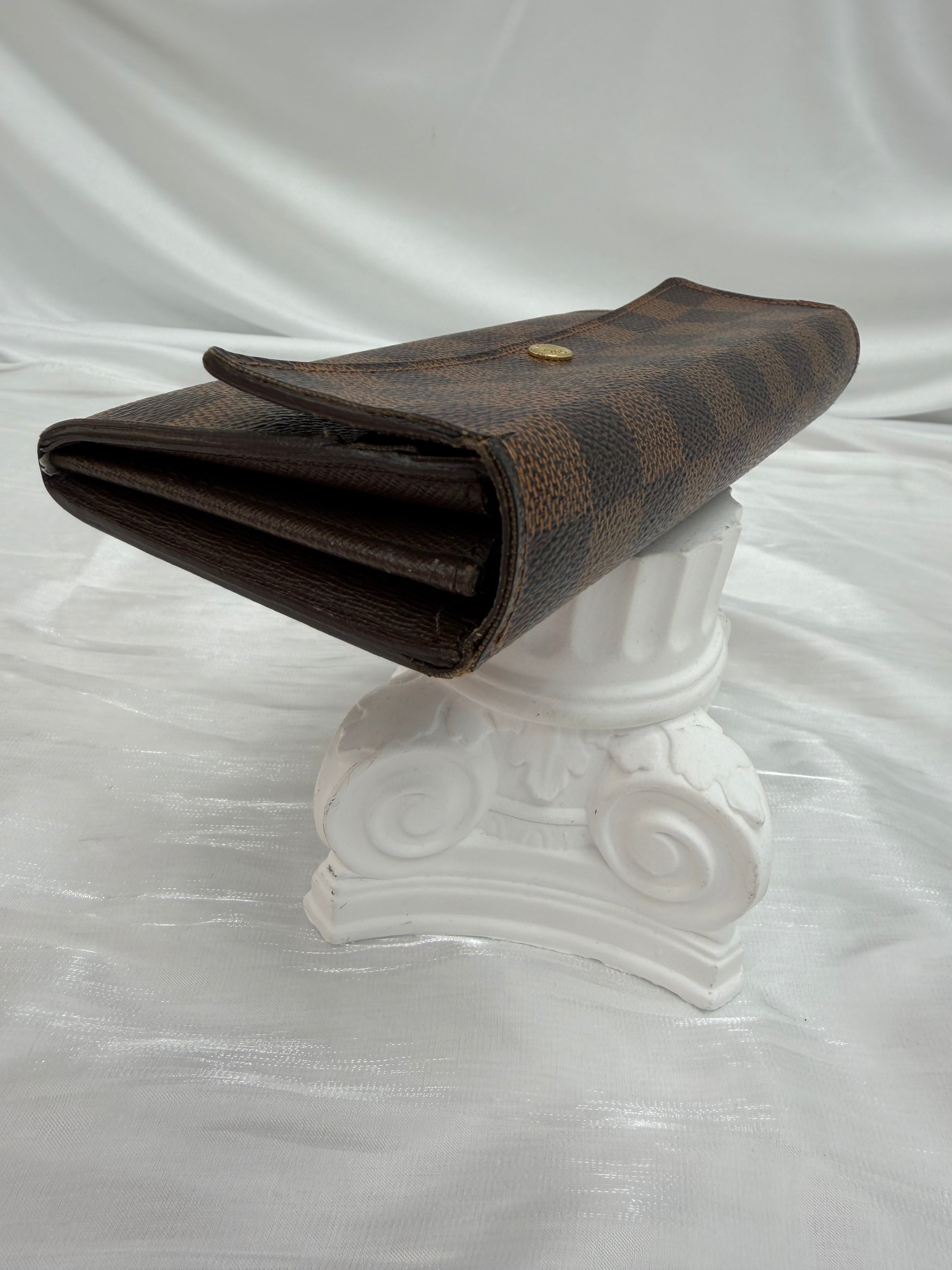 Louis Vuitton Damier Ebene Sarah Wallet