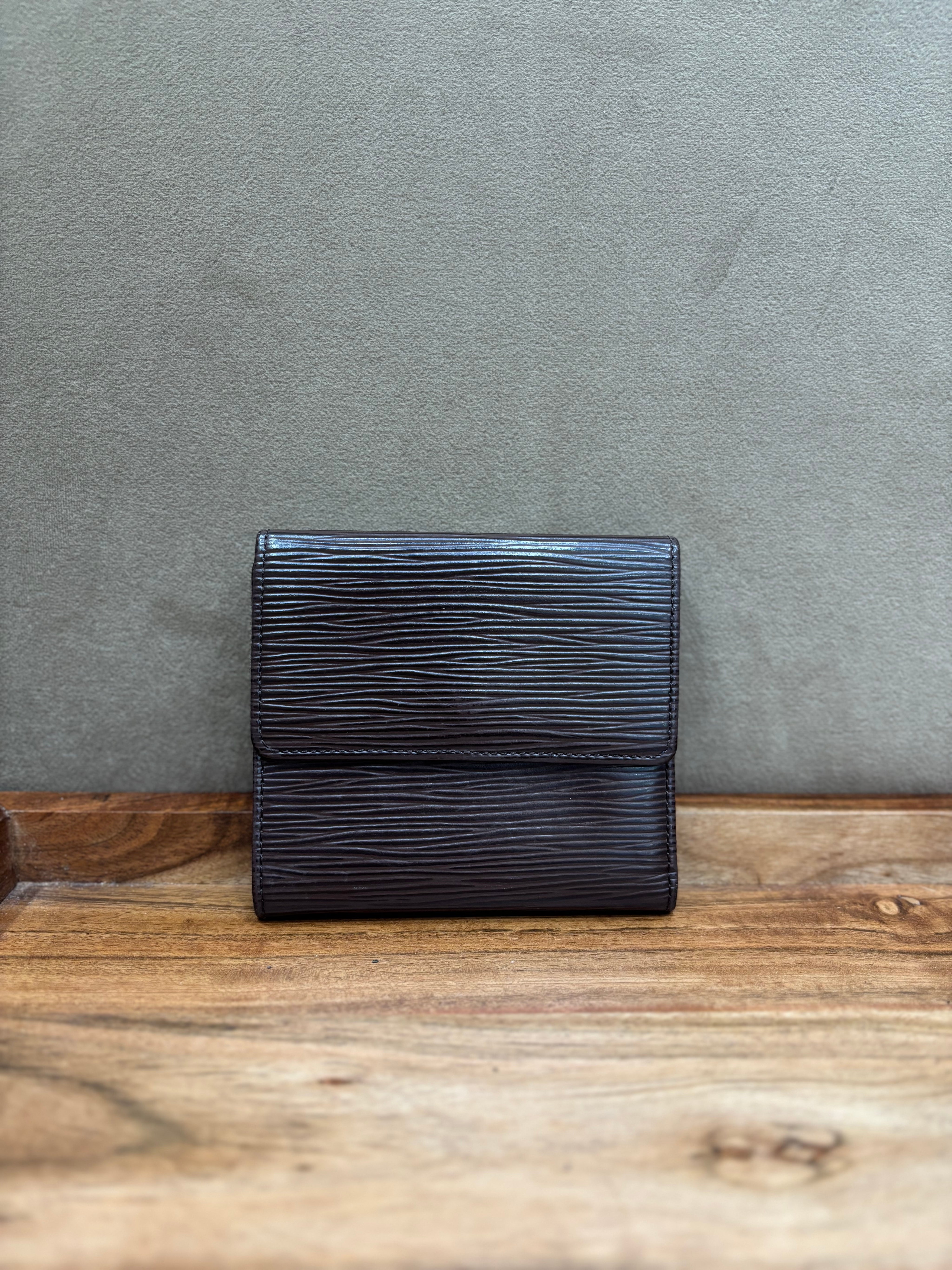 Louis Vuitton Brown Epi Leather Elise Wallet