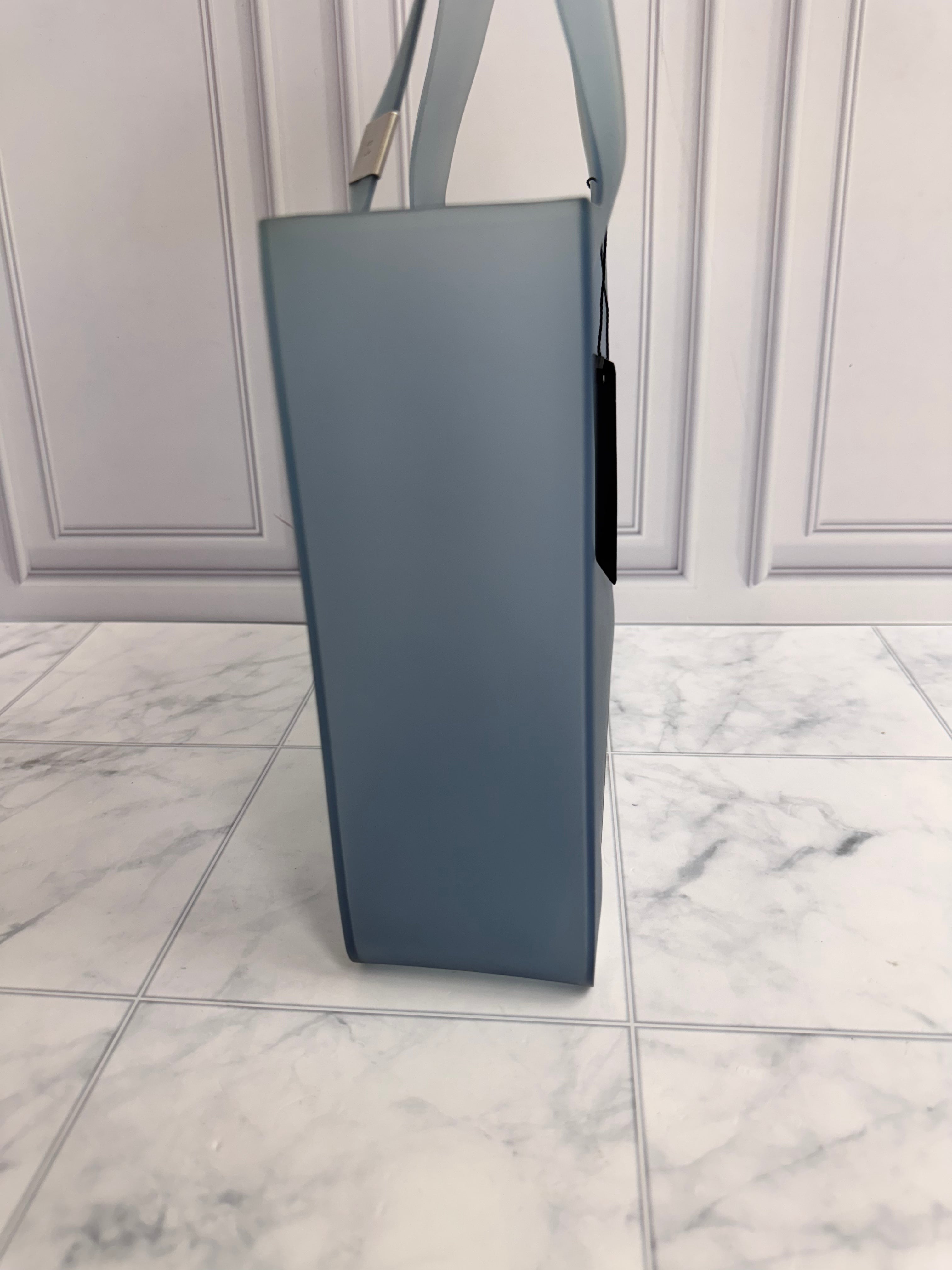Chanel Blue Jelly Rubber Tote Bag