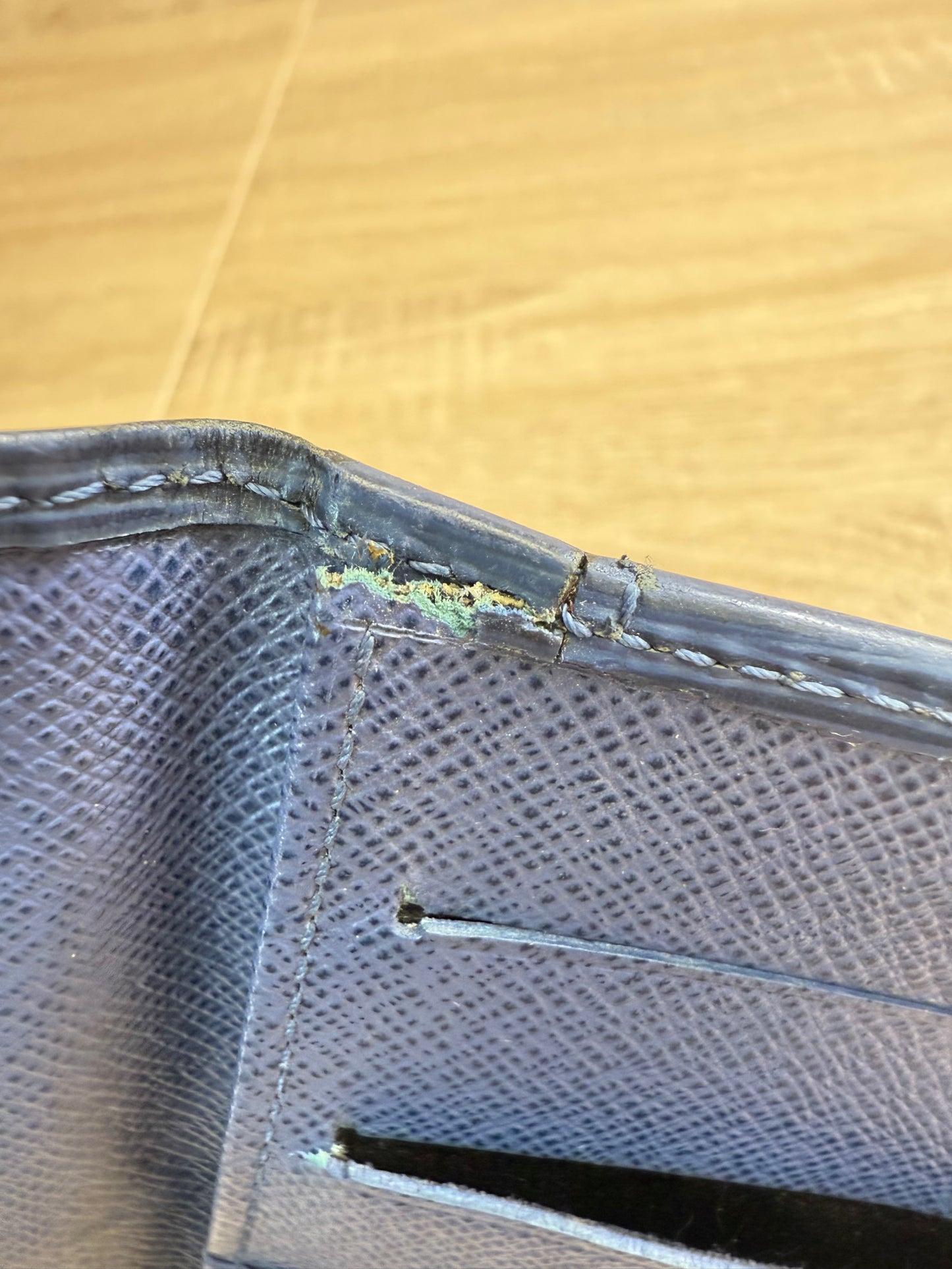 Louis Vuitton Blue Epi Pocket Organizer