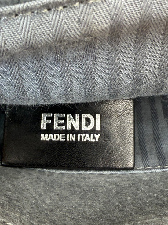 Fendi Light Blue Leather 2Jours Tote