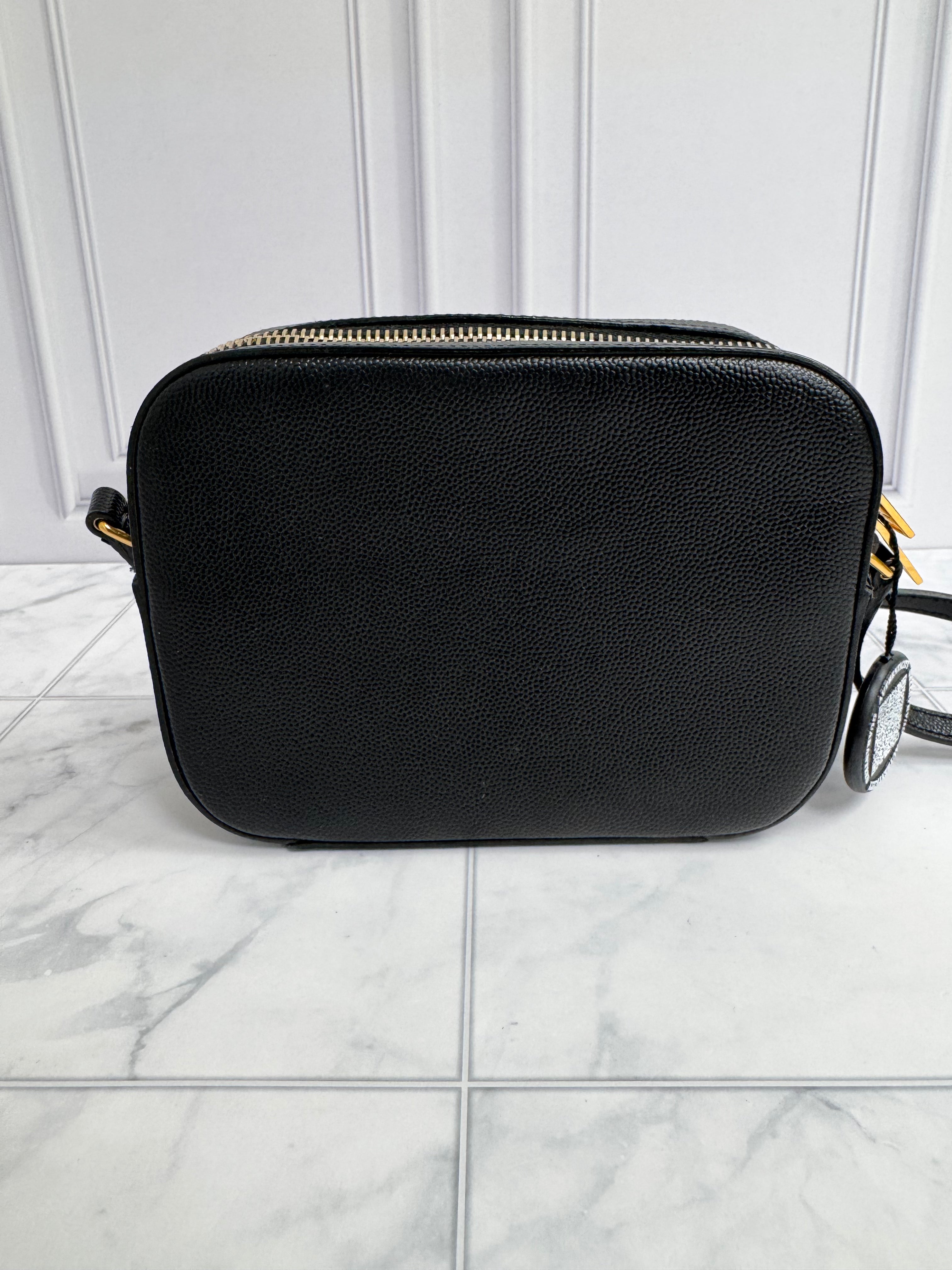*DONS DROP* Saint Laurent YSL Black Grained Leather Lou Camera Bag