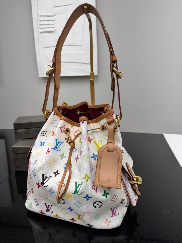 *DONS  DROP* Louis Vuitton Multicolor Monogram Petit Noe Shoulder bag