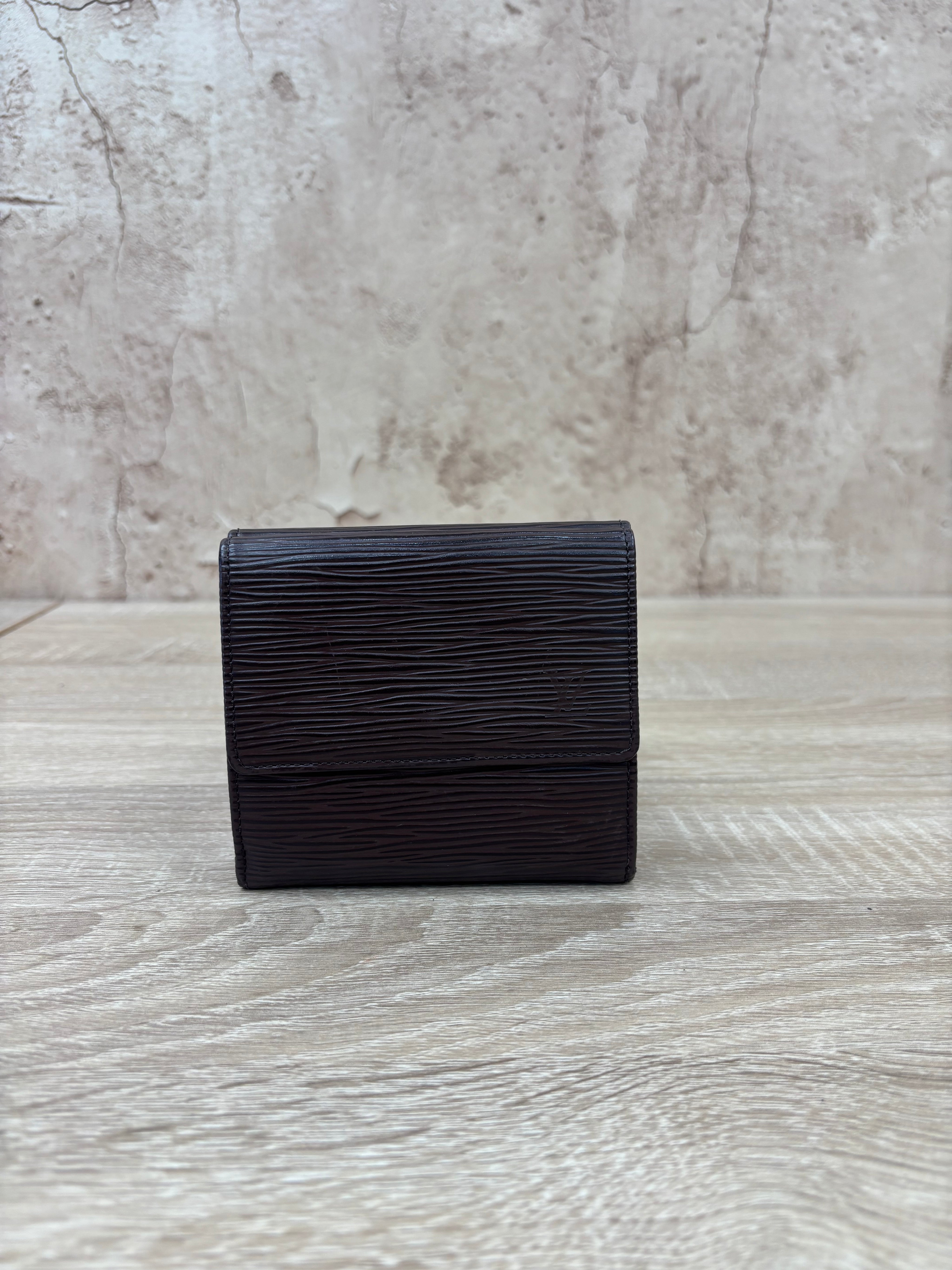Louis Vuitton Brown Epi Leather Elise Wallet