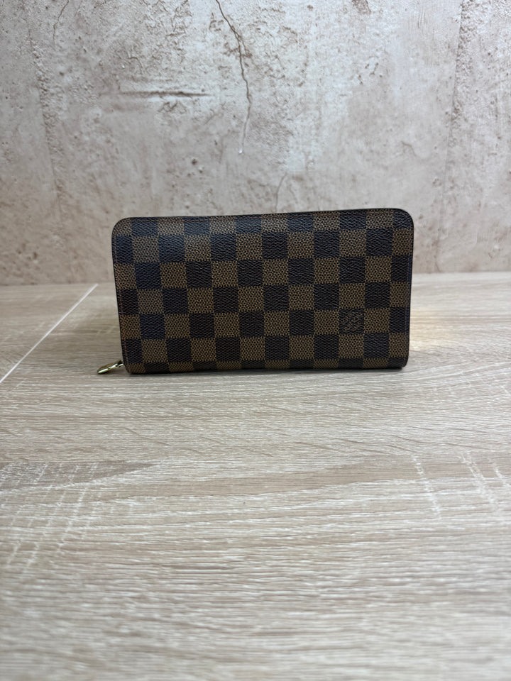 Louis Vuitton Damier Ebene Zippy Long Wallet