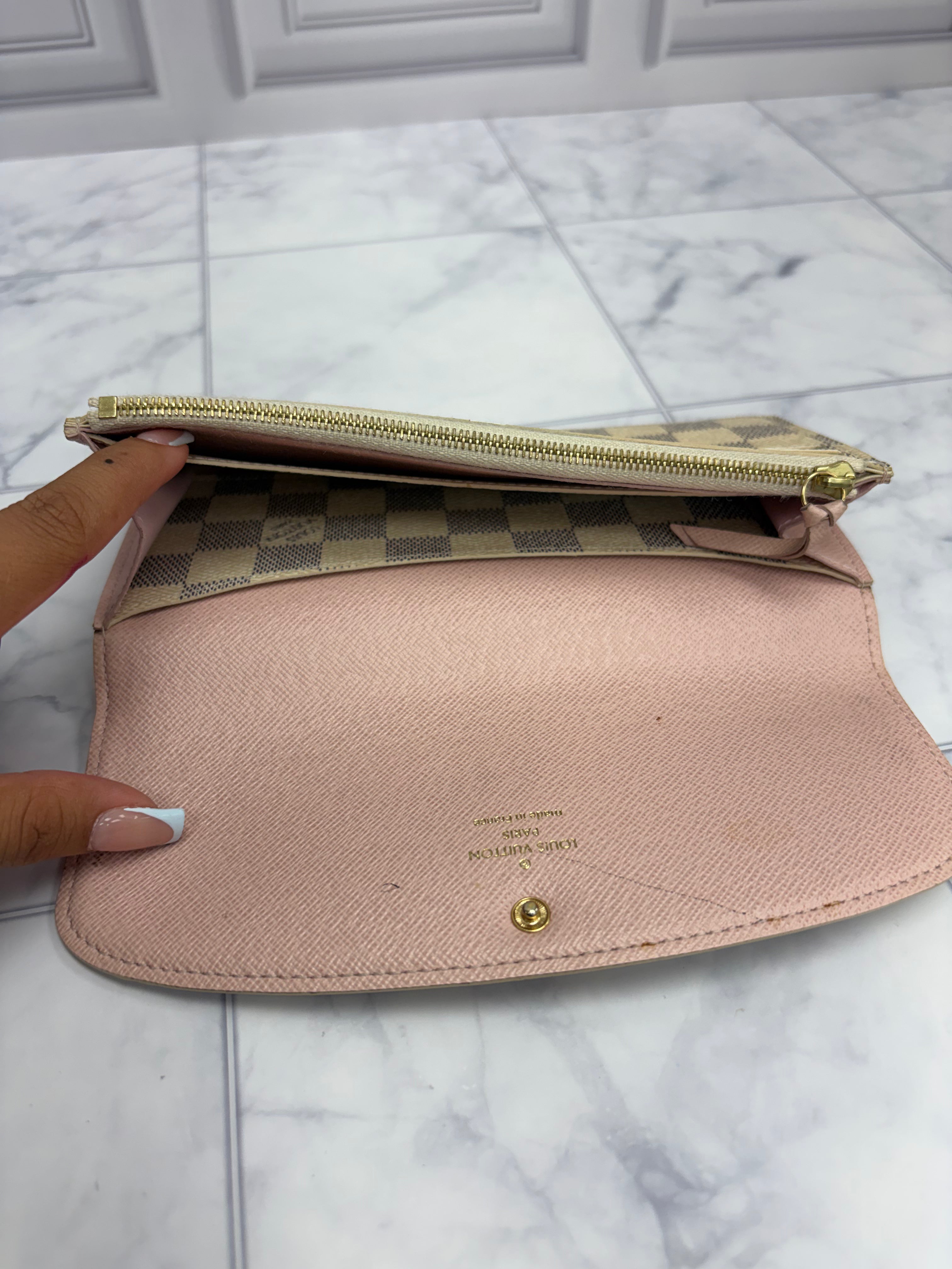 Louis Vuitton Damier Azur & Ballerine Emilie Wallet