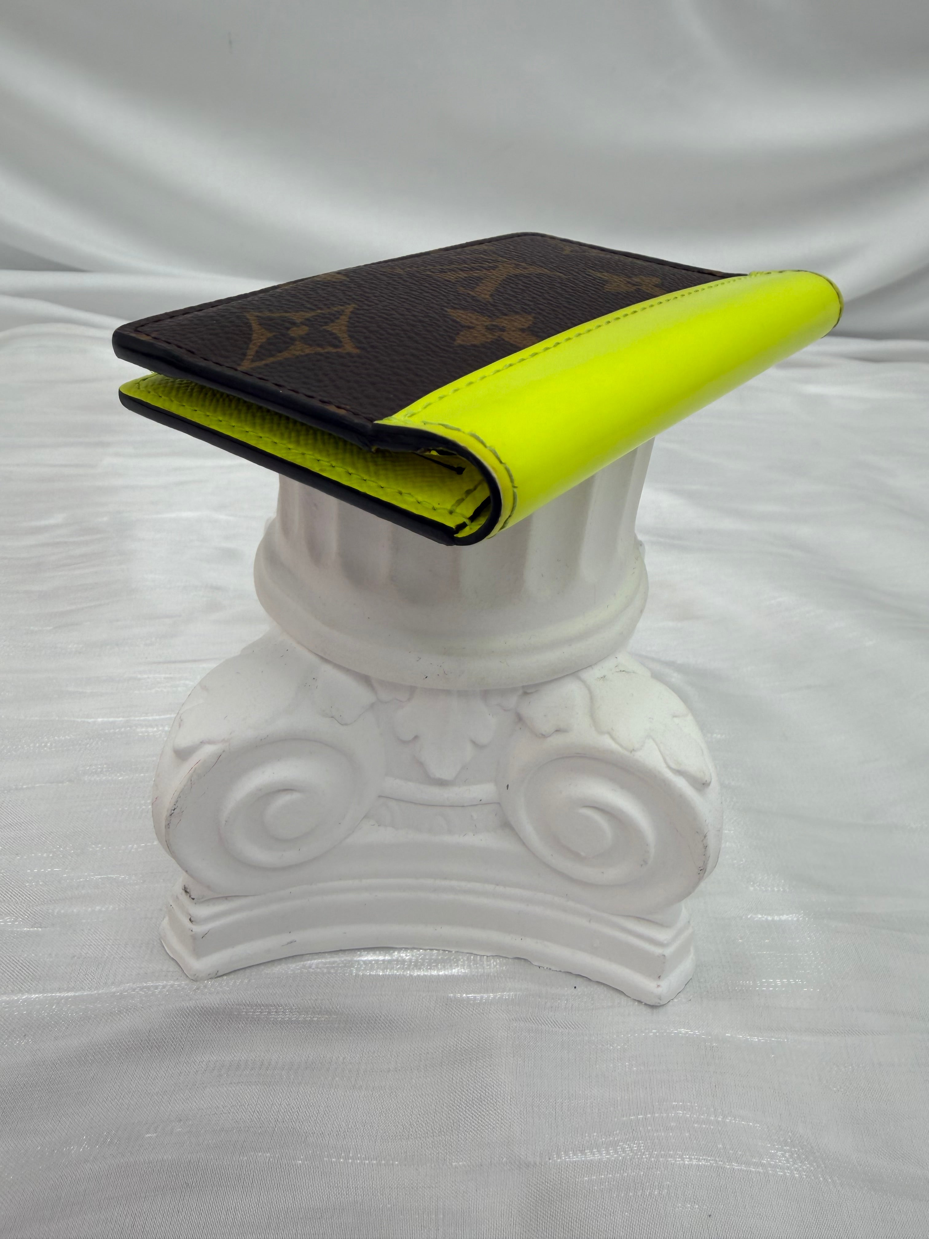 Louis Vuitton Monogram & Neon Trim Pocket Organizer