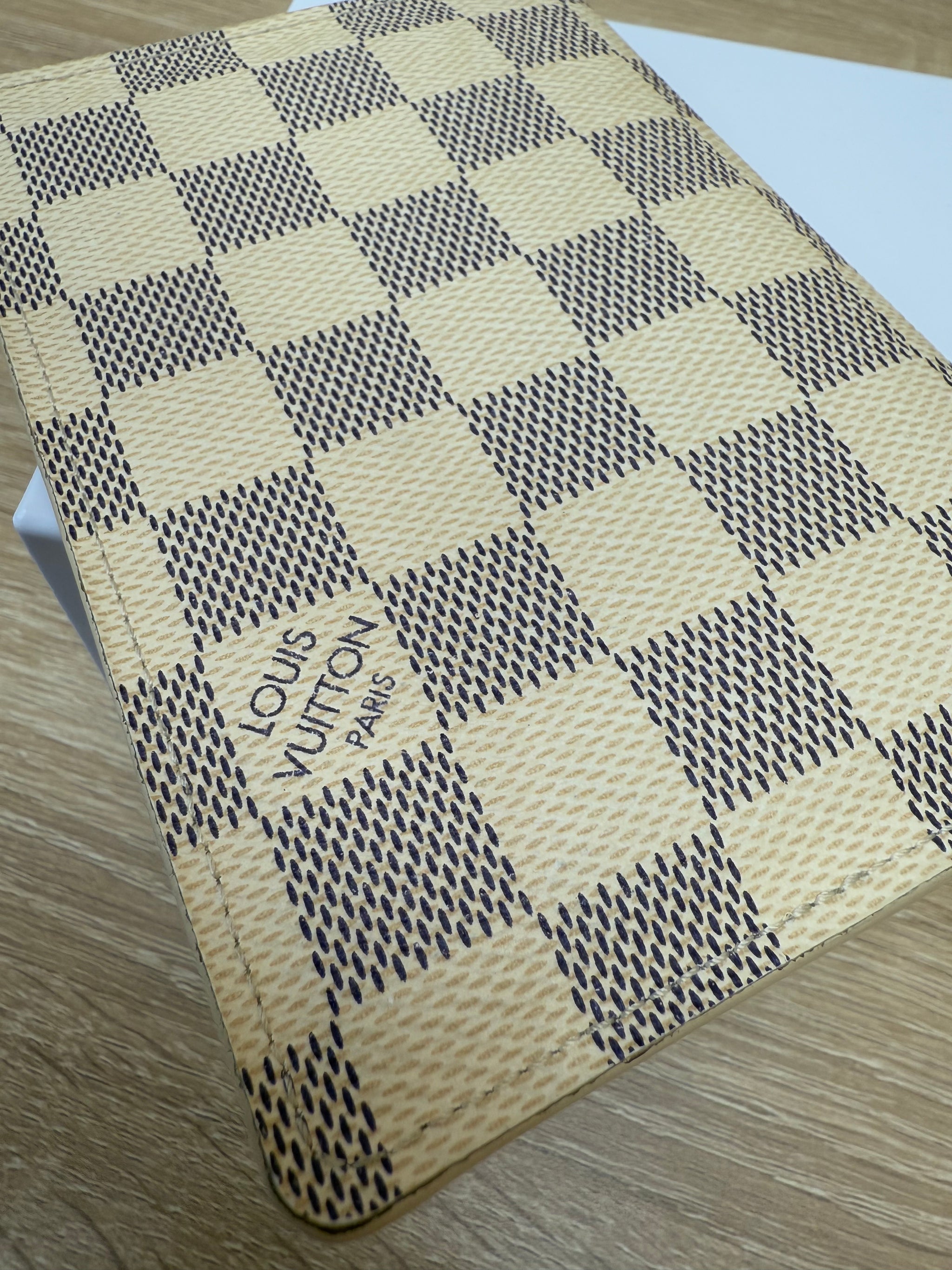 Louis Vuitton Damier Azur Passport Holder