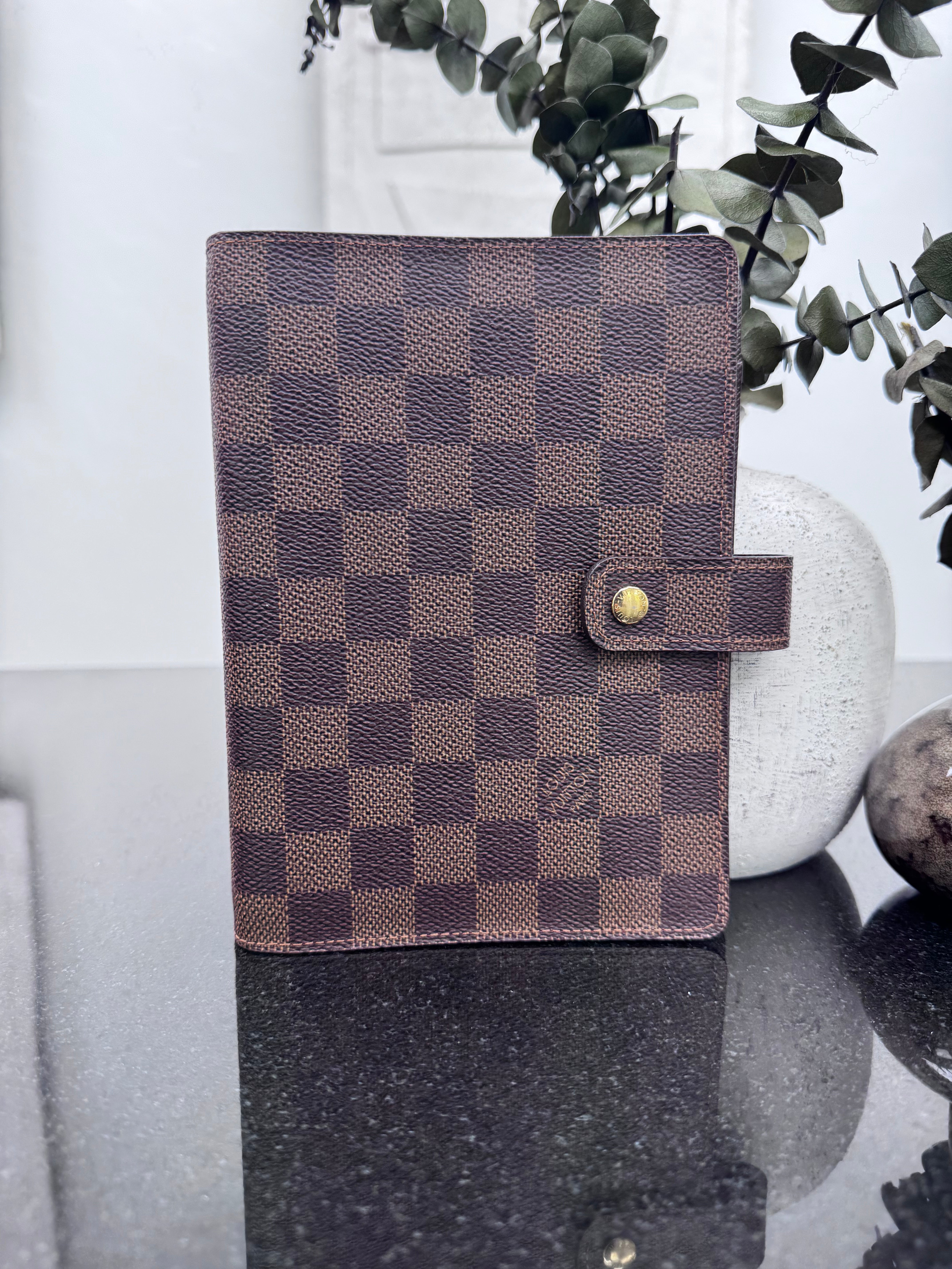 Louis Vuitton Damier Ebene Agenda MM