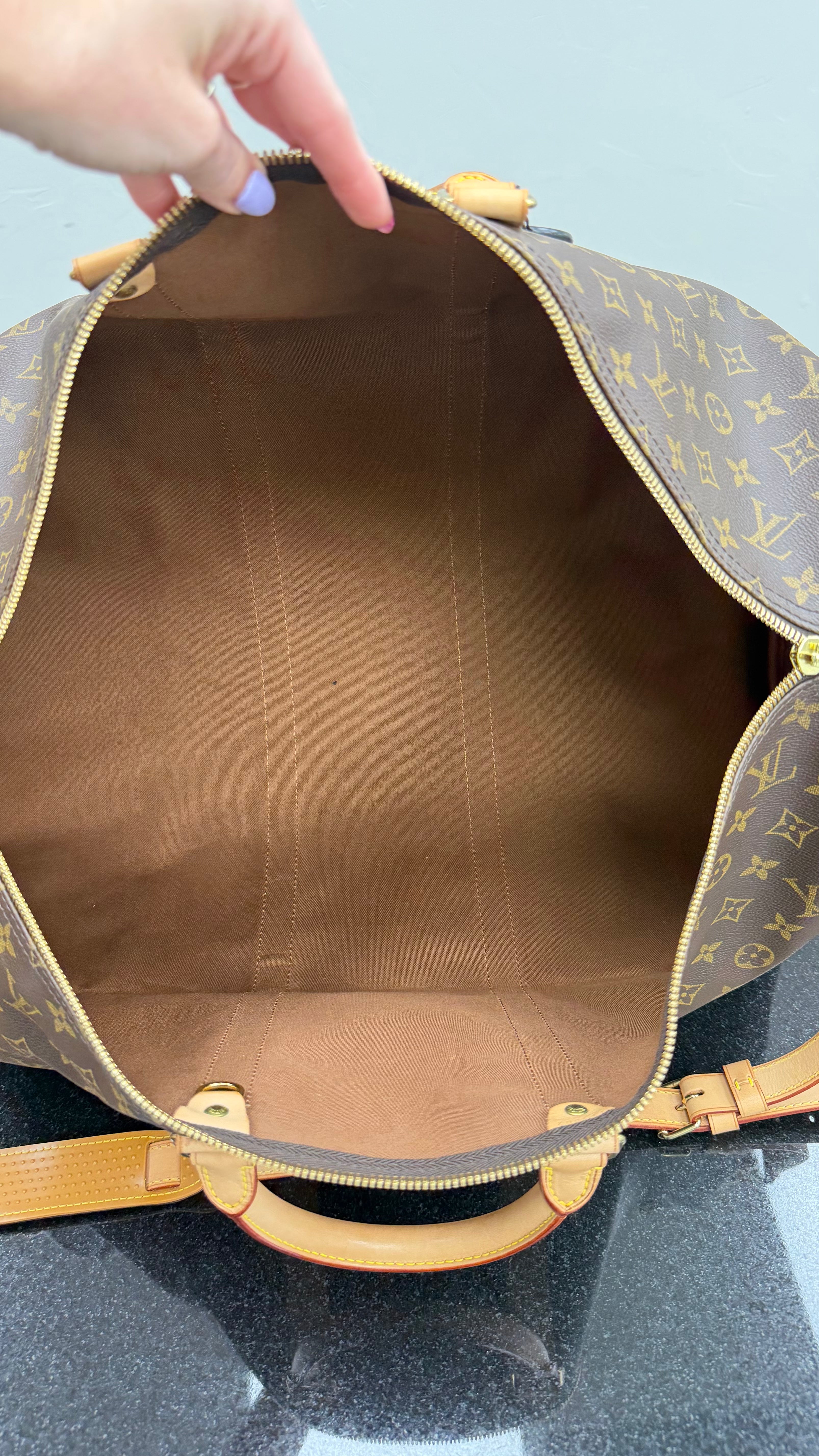 Louis Vuitton Monogram Keepall Bandouliere 55