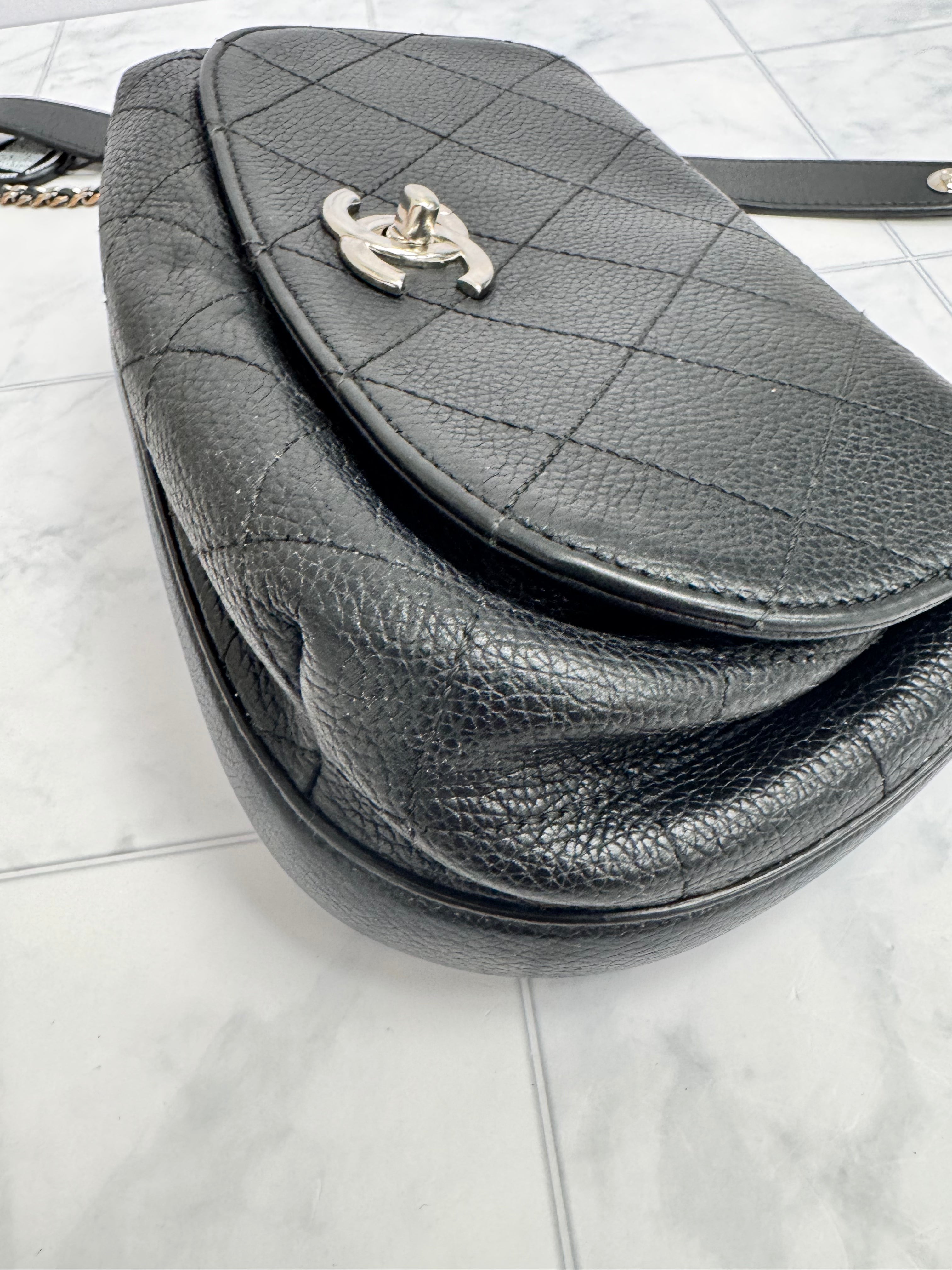 *DONS DROP* Chanel Black Caviar Leather Jungle Stroll Shoulder Bag