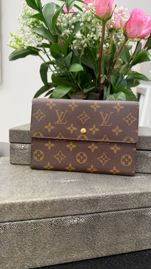 Louis Vuitton Monogram Passport Trifold Wallet