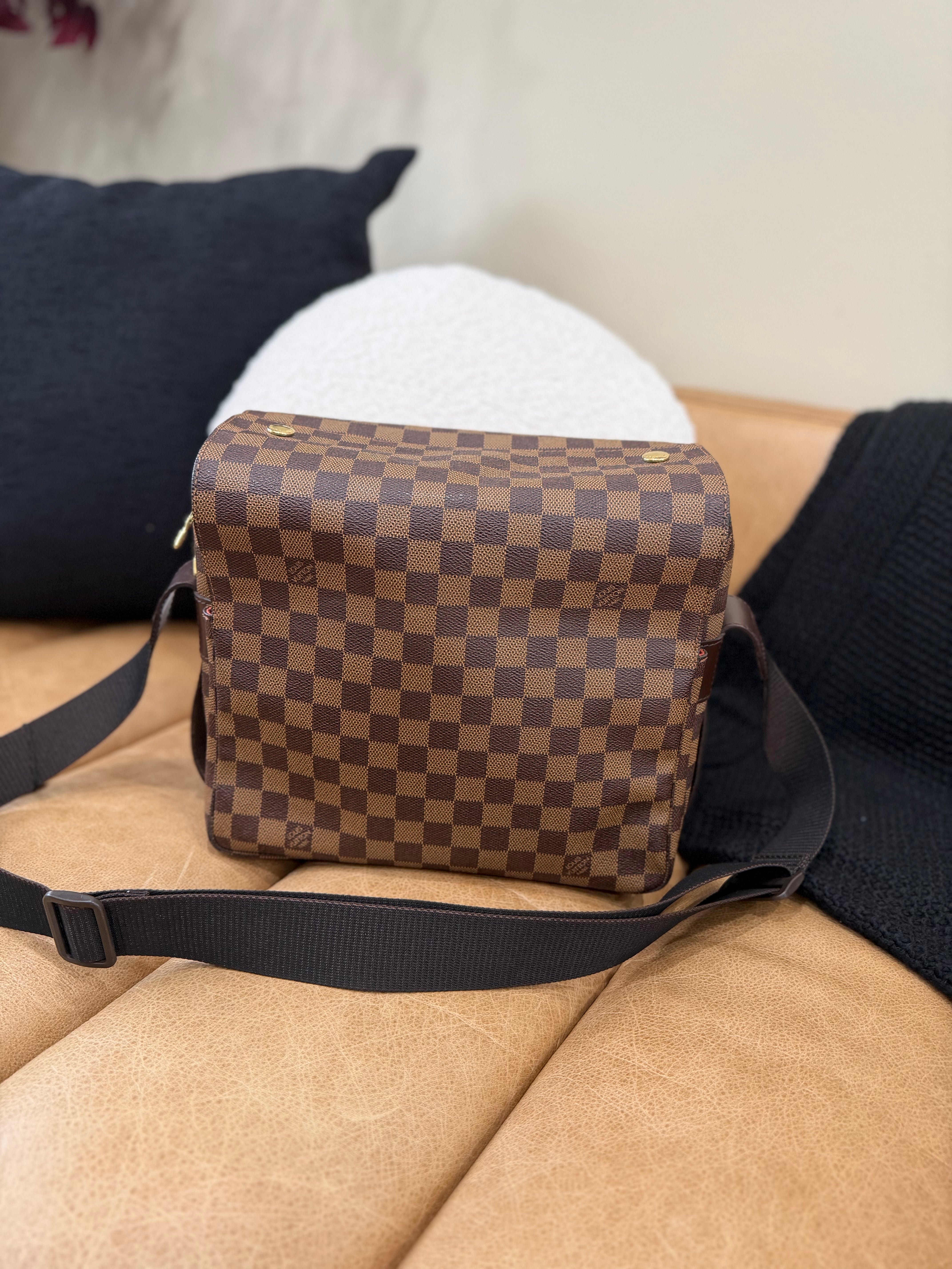 Louis Vuitton Damier Ebene Naviglio Messenger Bag